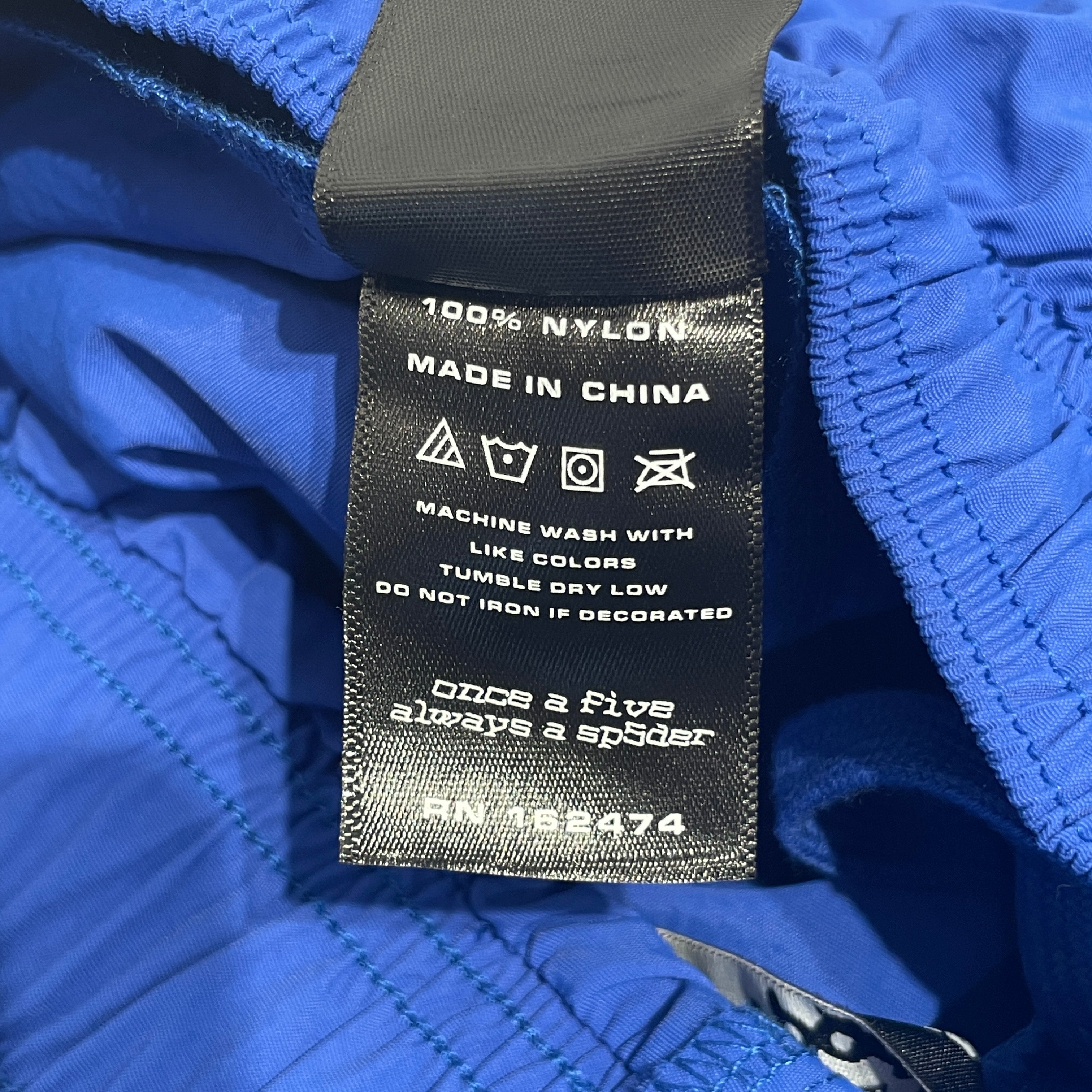 Sp5der/Shorts/L/Nylon/BLU/STARS view 3