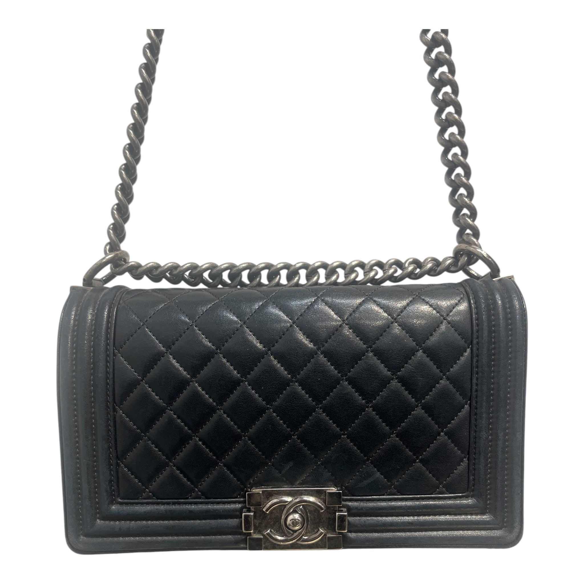 CHANEL/Bag/Leather/BLK/gsrjh view 4