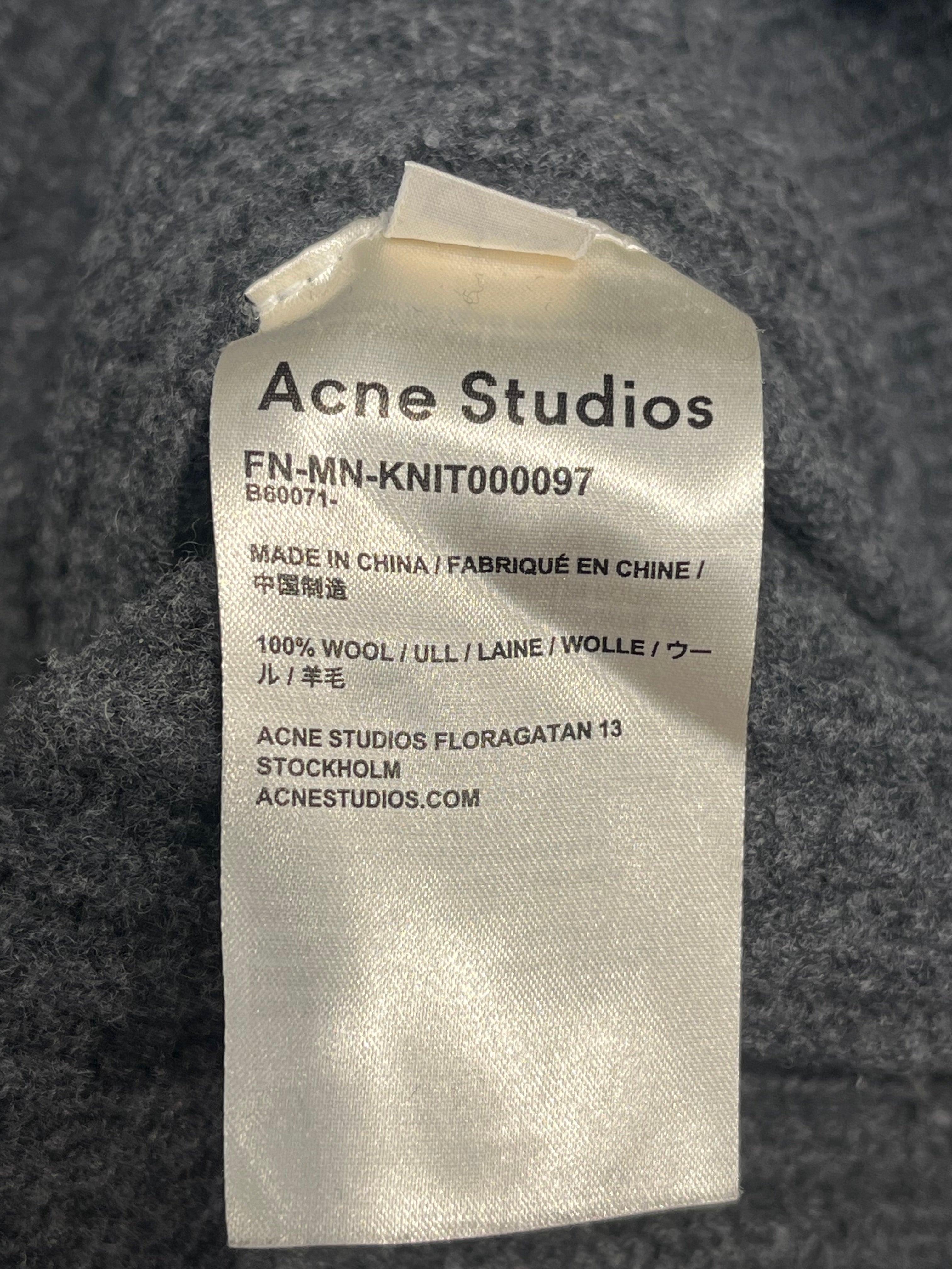 Acne Studios/Tops/L/Wool/GRY/turtle neck thick view 4