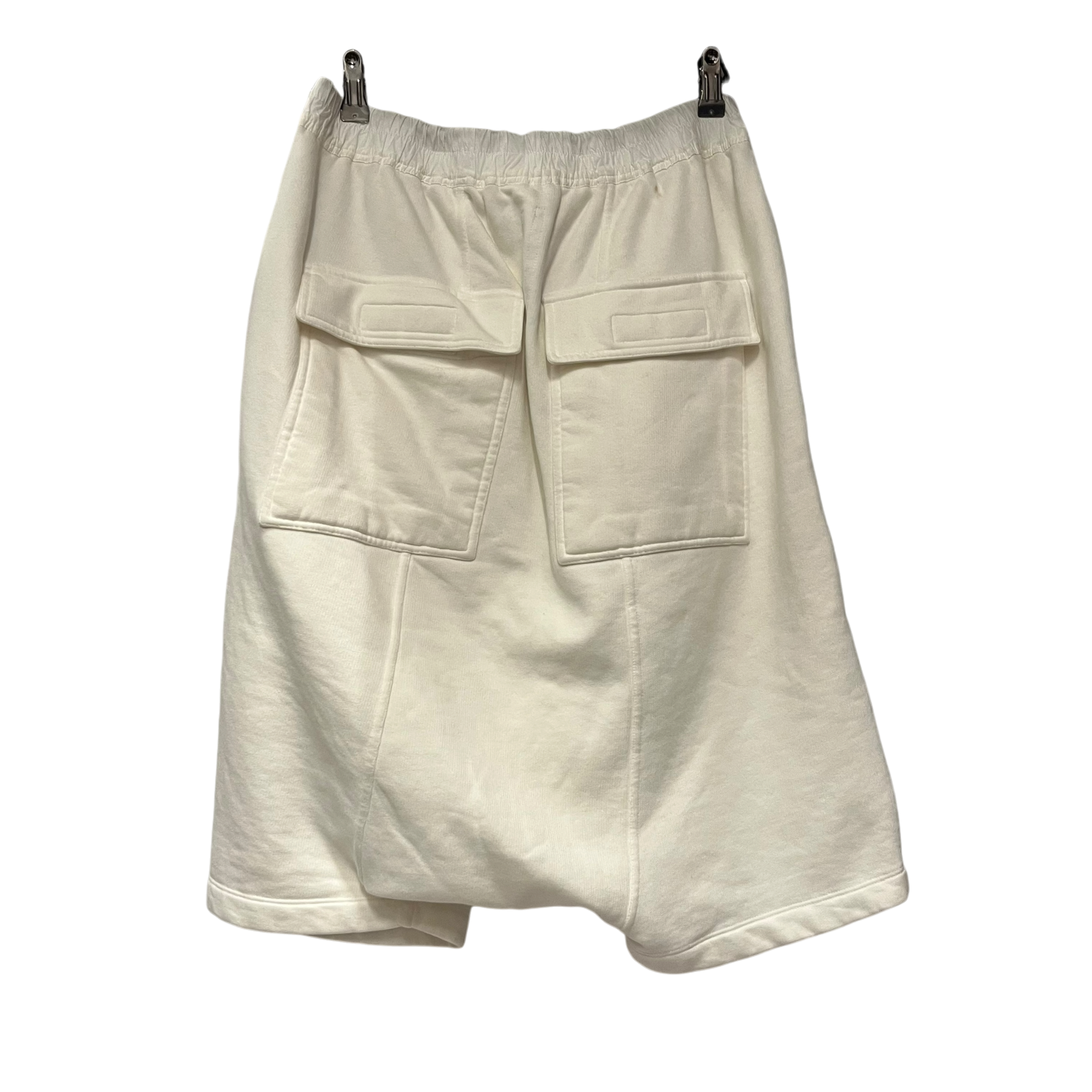 RICK OWENS DRKSHDW/Shorts/S/Cotton/WHT/sweat pod shorts view 2