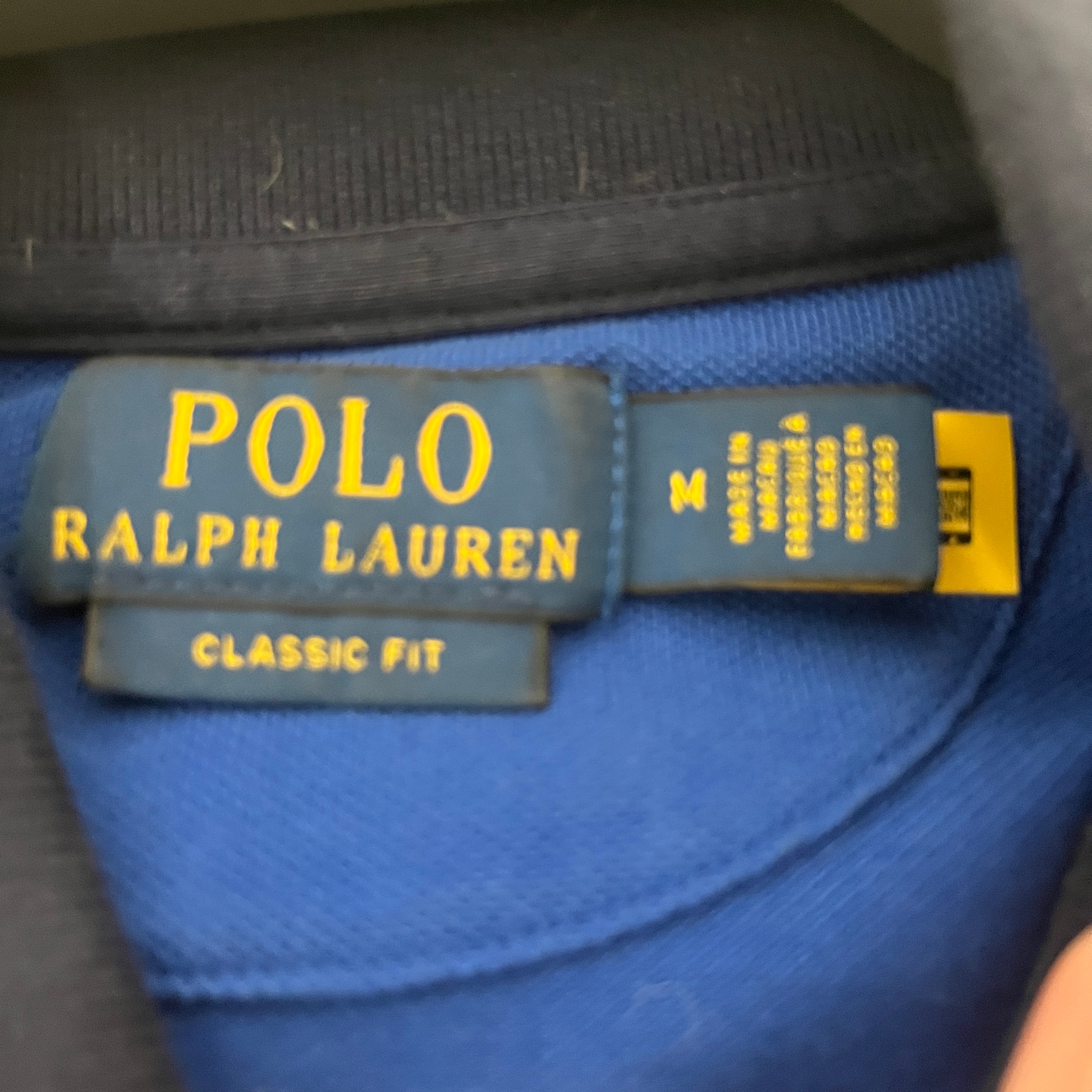 POLO RALPH LAUREN/Polo Shirt/M/Cotton/BLU/RACING '67 GRAPHIC MESH POLO view 4