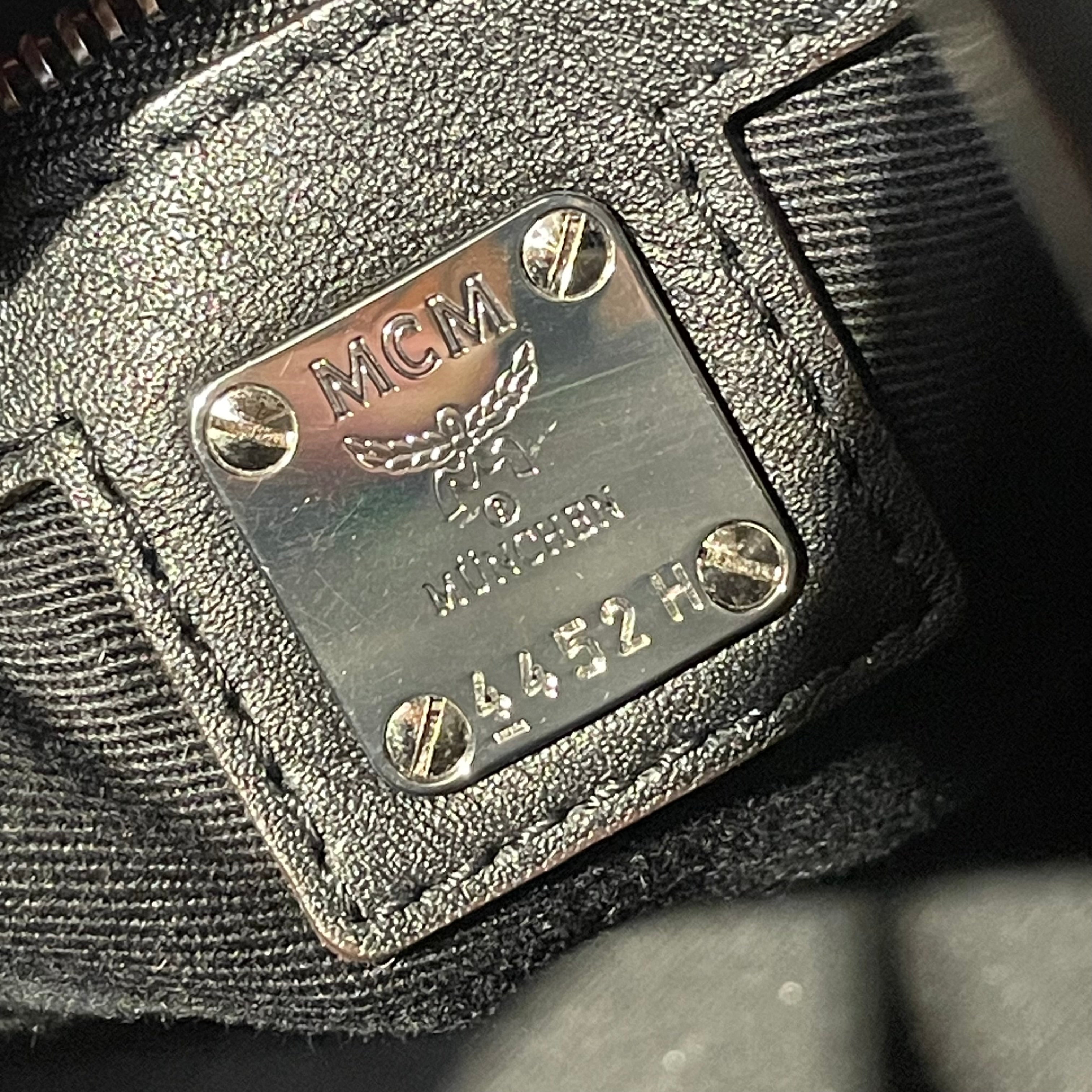 MCM/Cross Body Bag/M/Monogram/Leather/BLK/BLACK MCM MONOGRAM BAG view 3