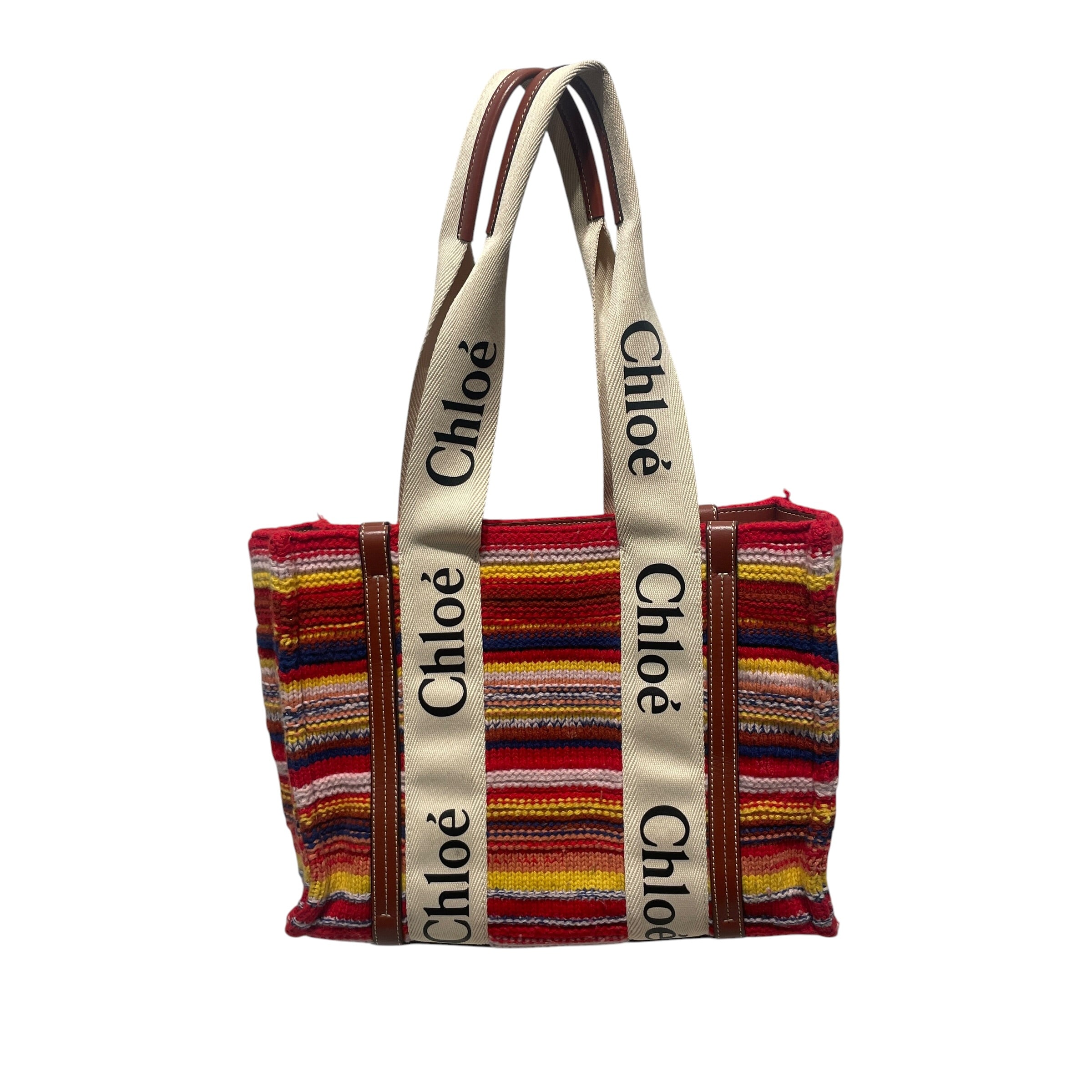 Chloe/Hand Bag/All Over Print/Acrylic/RED/CHLOE view 1