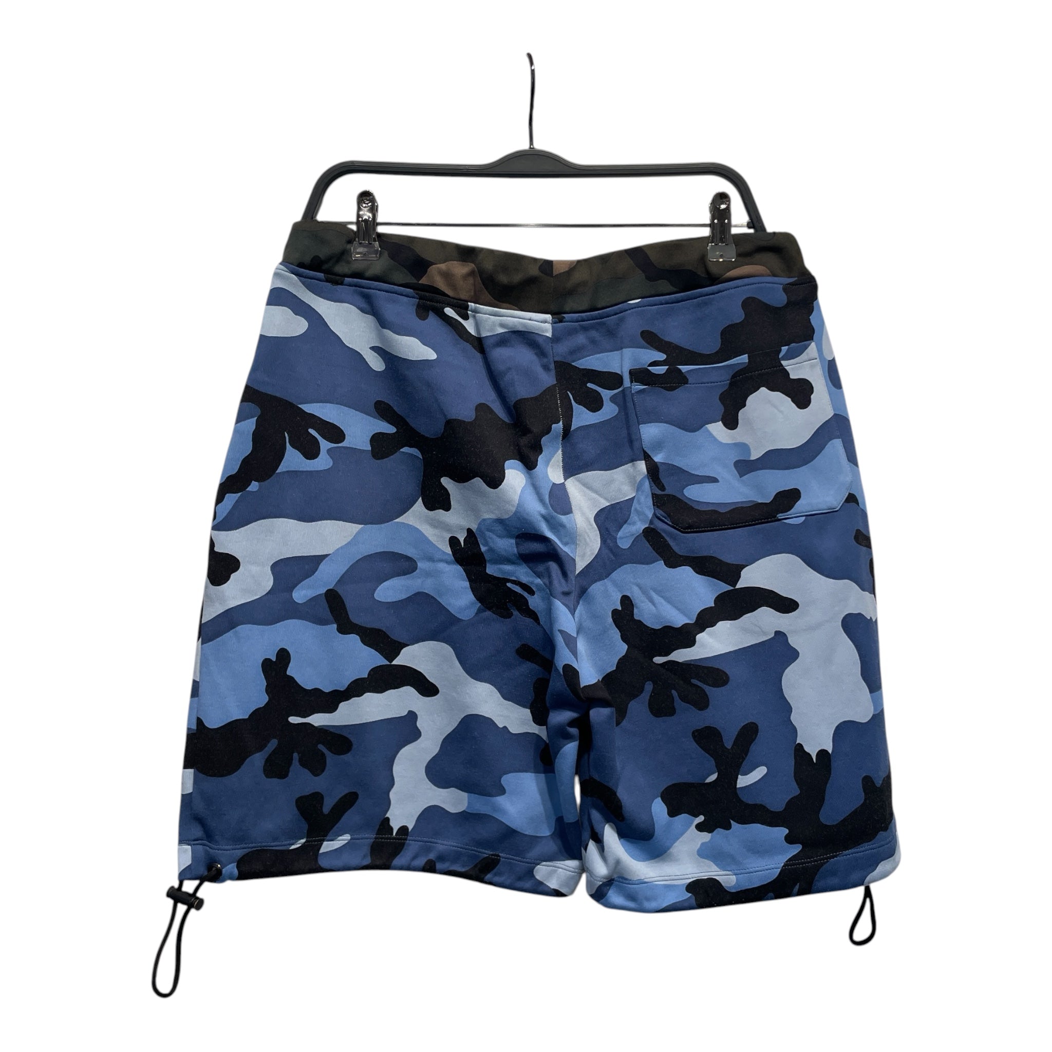 VALENTINO/Shorts/L/Polyester/BLU/Camouflage/green blue camo view 2