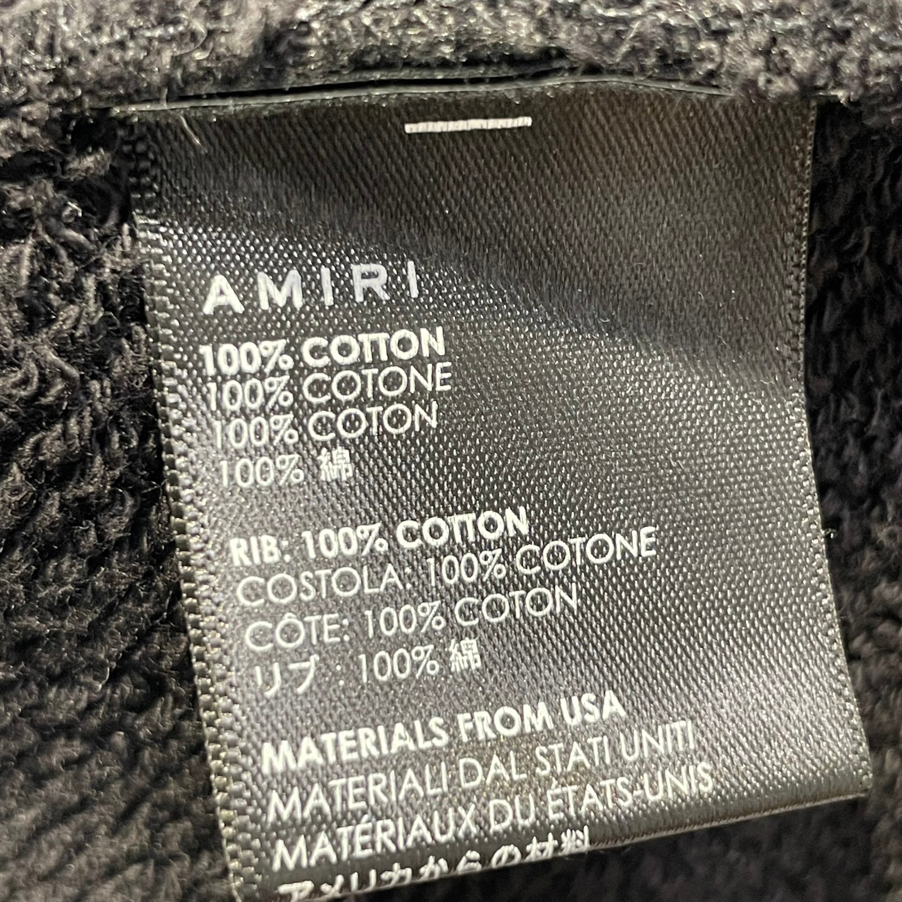 AMIRI/Sweater/S/Cotton/BLK/crane view 5