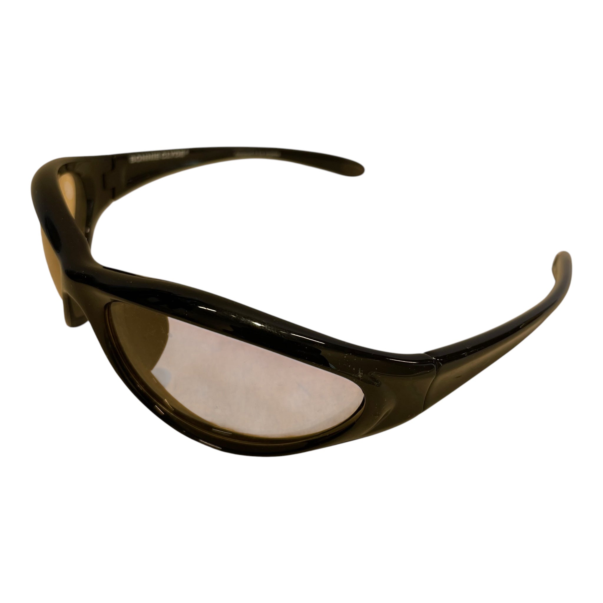 Bonnie Clyde/Sunglasses/Plastic/BLK/ANGEL ON SIDE view 2