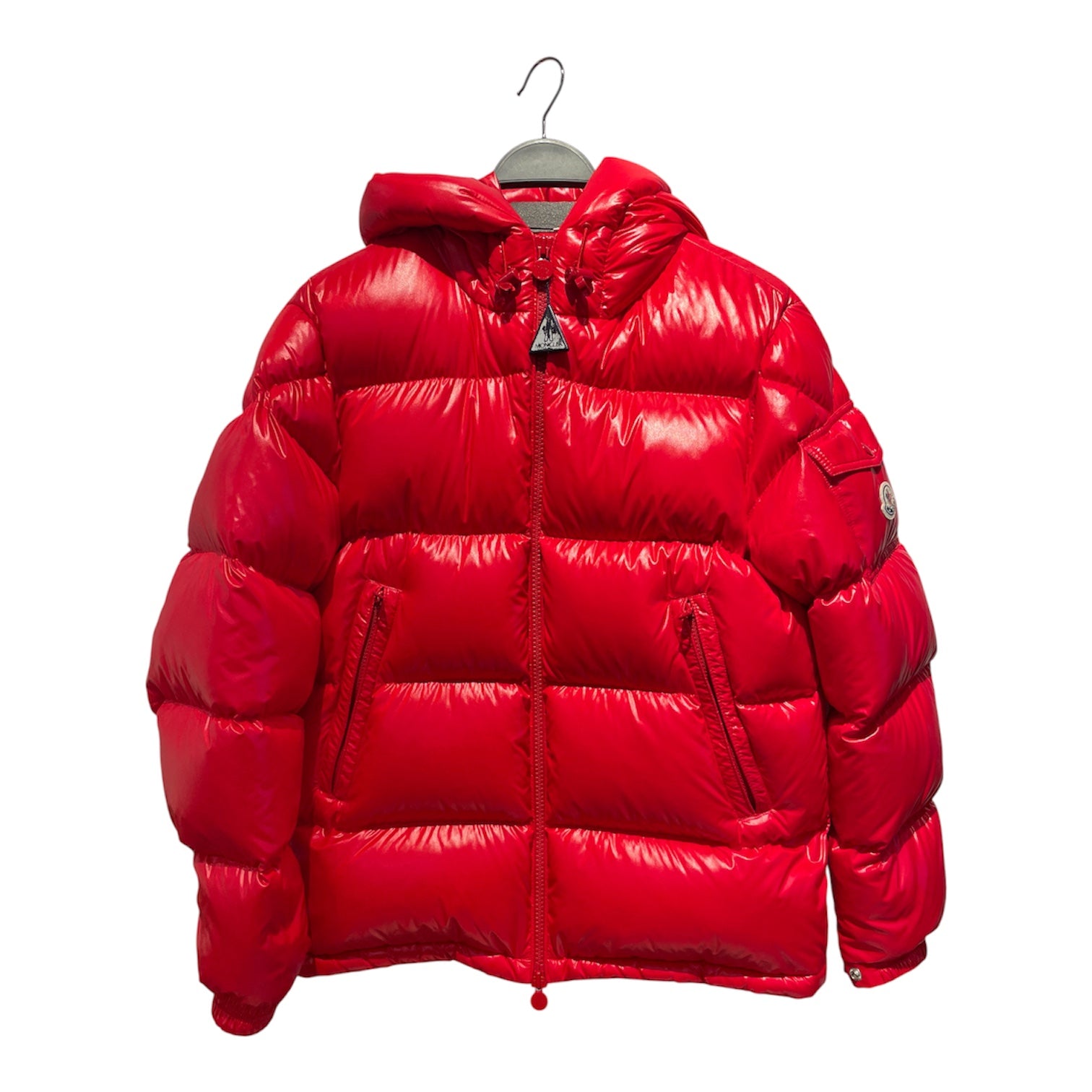 MONCLER/Puffer Jkt/XS/Nylon/RED/Red Down Puffer view 1
