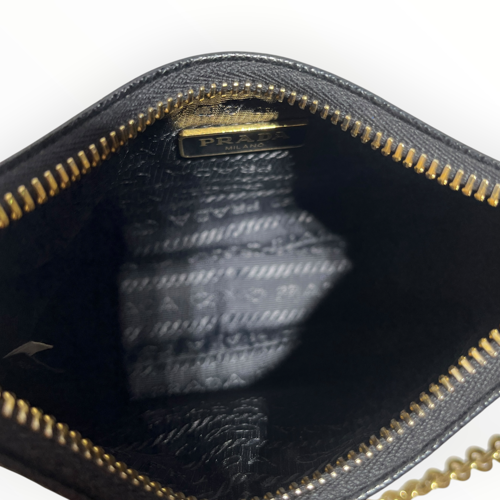 PRADA/Cross Body Bag/Leather/BLK/05 SAFFIANO RE-EDITON view 4
