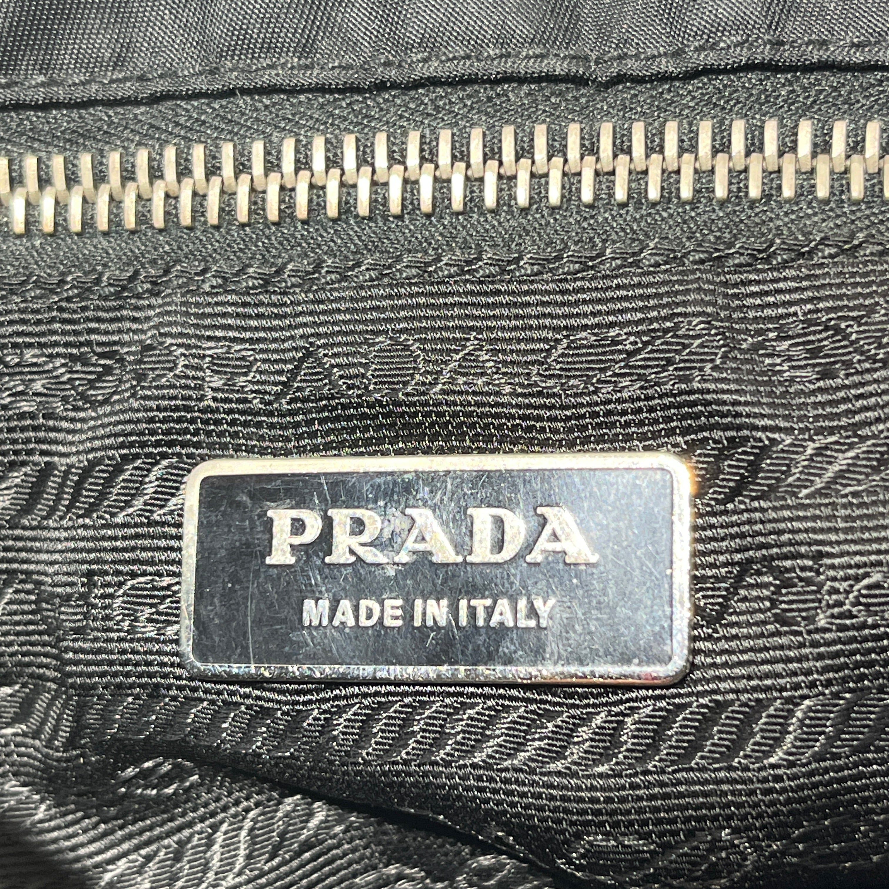 PRADA/Hand Bag/Nylon/BLK/nylon saffiano bag view 4