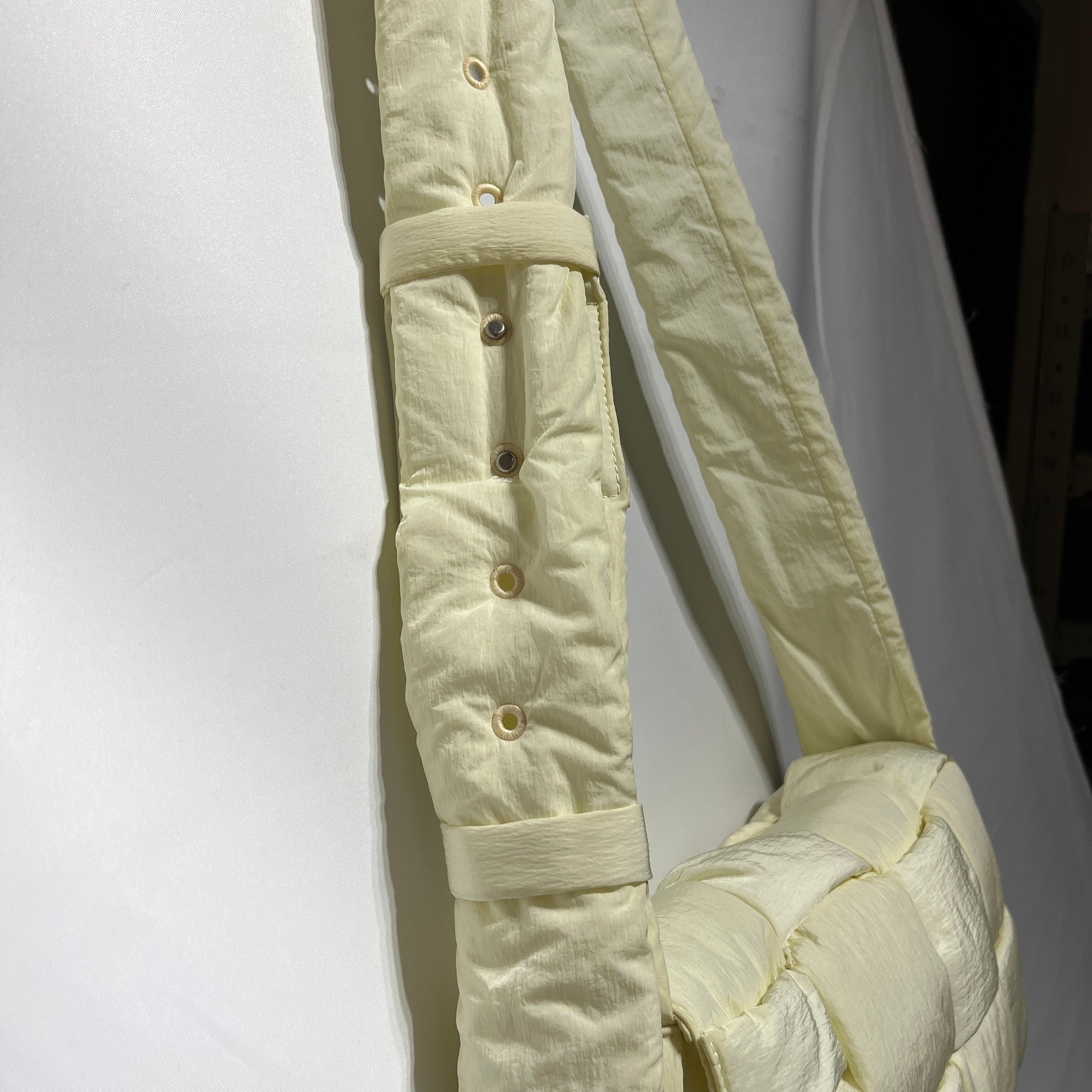 BOTTEGA VENETA/Hand Bag/Nylon/IVR/INTRECCIATO PADDED TECH view 8