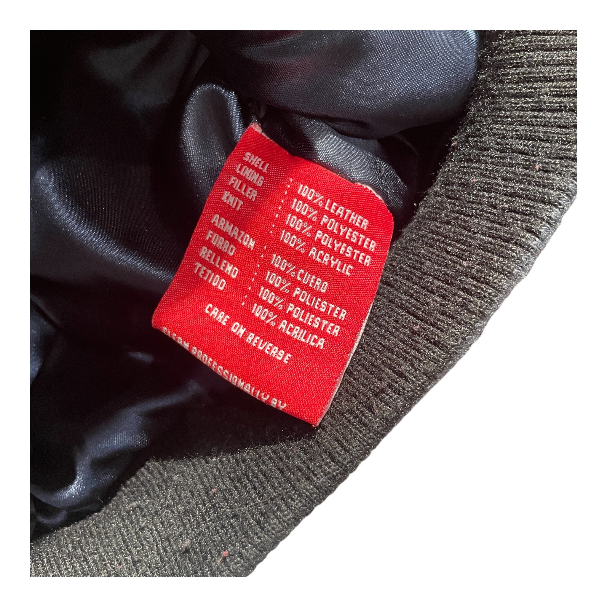 NFL/Leather Jkt/XL/Leather/BLK/SUPER BOWL view 3