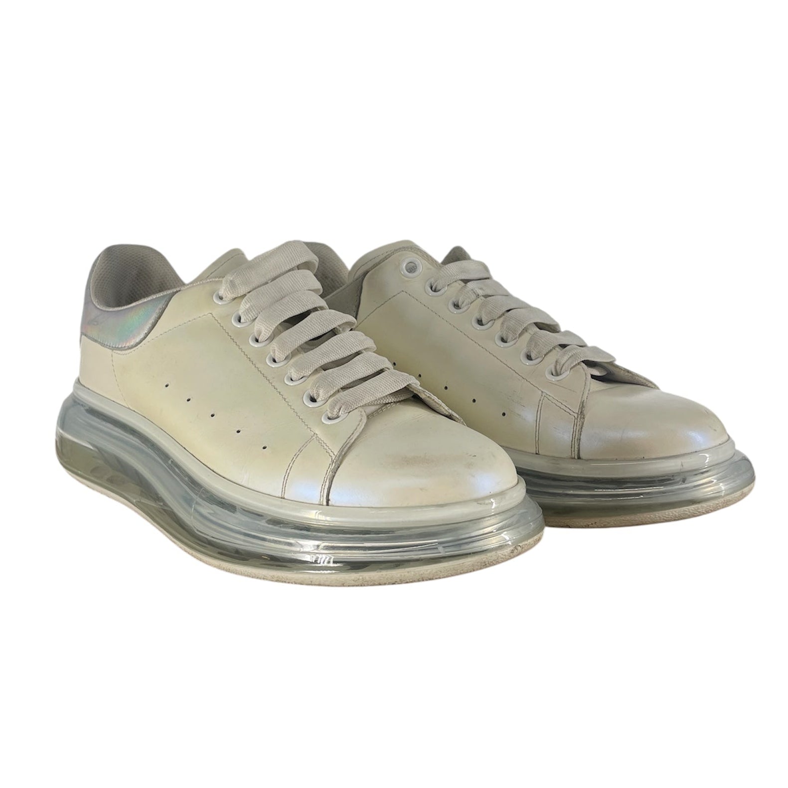 Alexander McQueen/Low-Sneakers/US 10/Leather/WHT/6626657 | LEAR MIDSOLE view 1