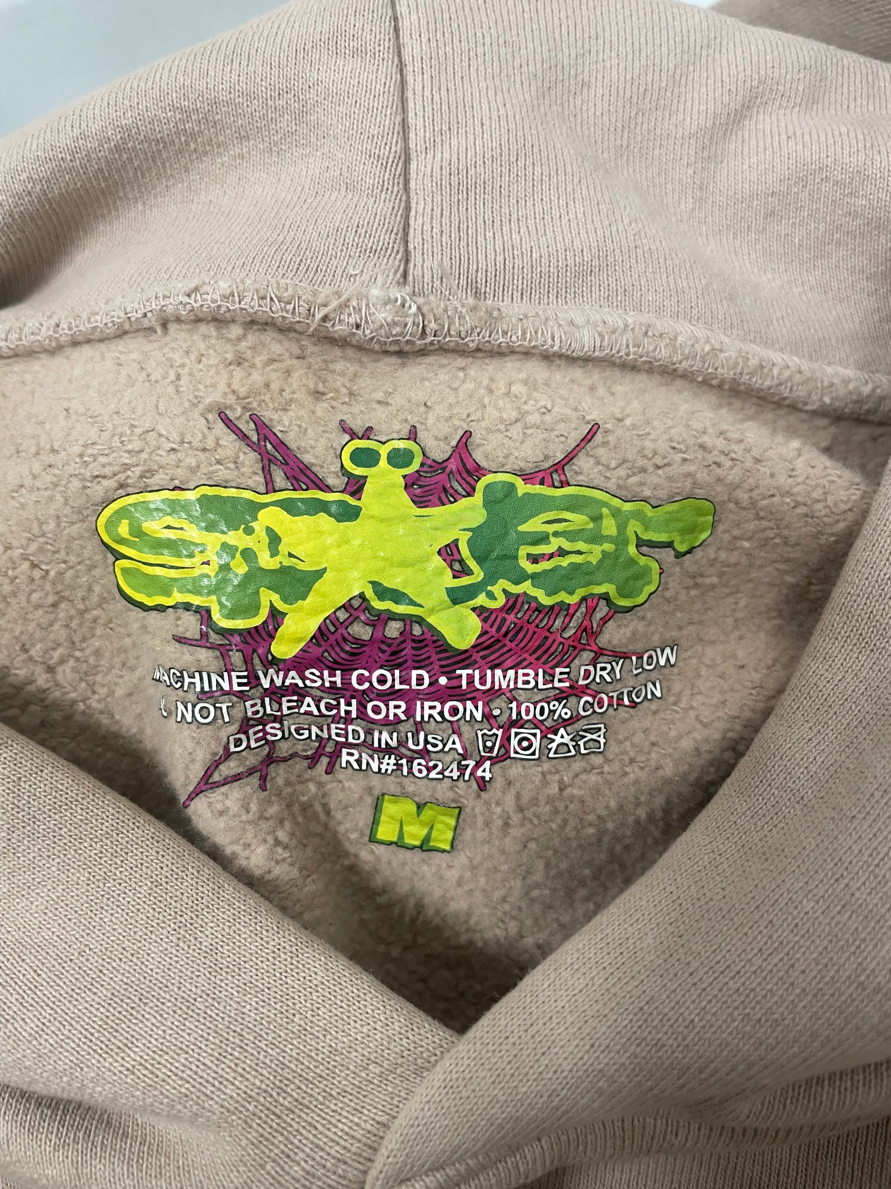 Sp5der/Hoodie/M/Cotton/BEG/STAR HOODIE view 3