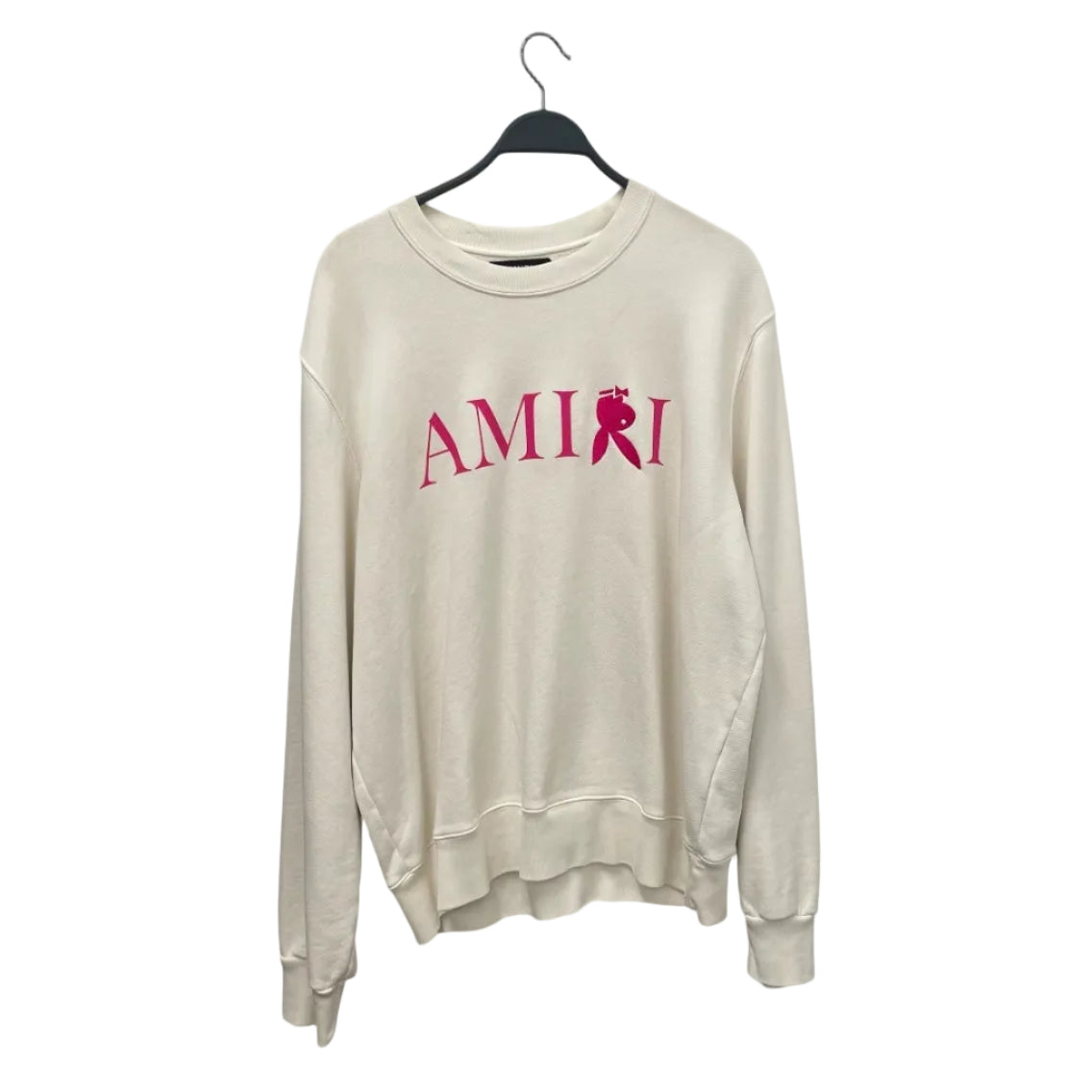 AMIRI/PLAYBOY/Sweatshirt/L/Graphic/Cotton/WHT/upsidedown bunny view 1