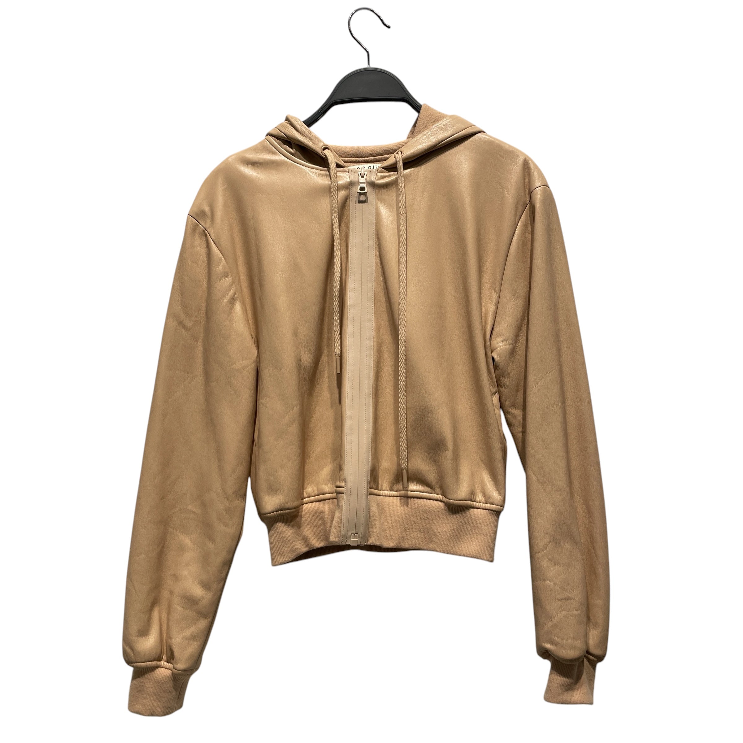 Alice and Olivia/Jacket/S/Leather/PNK/CROPPED VEGAN view 1