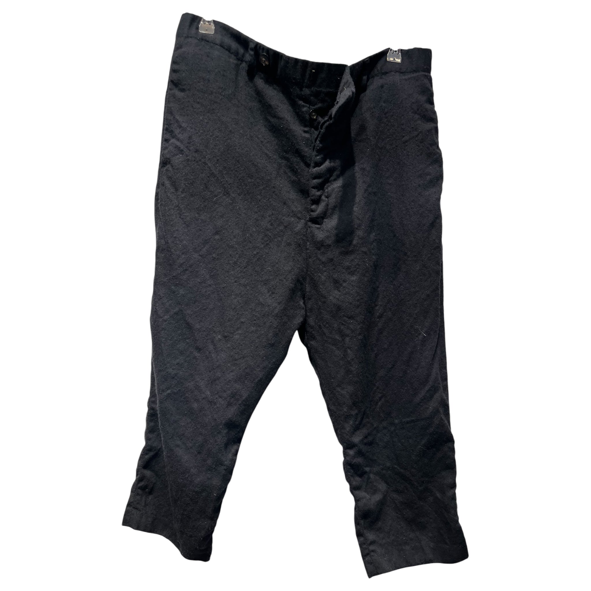 Rick Owens/Sarouel Pants/44/Wool/BLK/LARRY FW 19 view 1