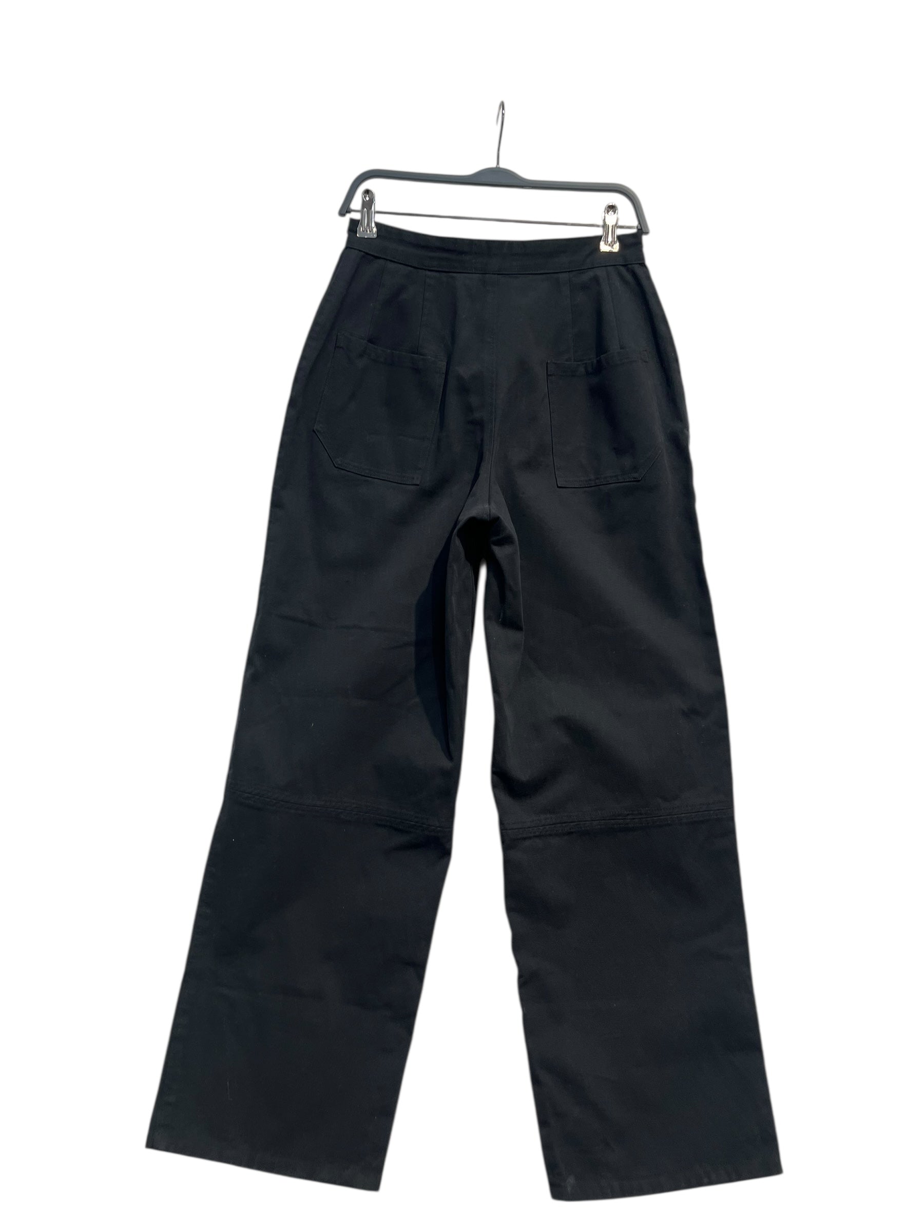 marsella68/Pants/M/Cotton/BLK/asymetrical button view 2