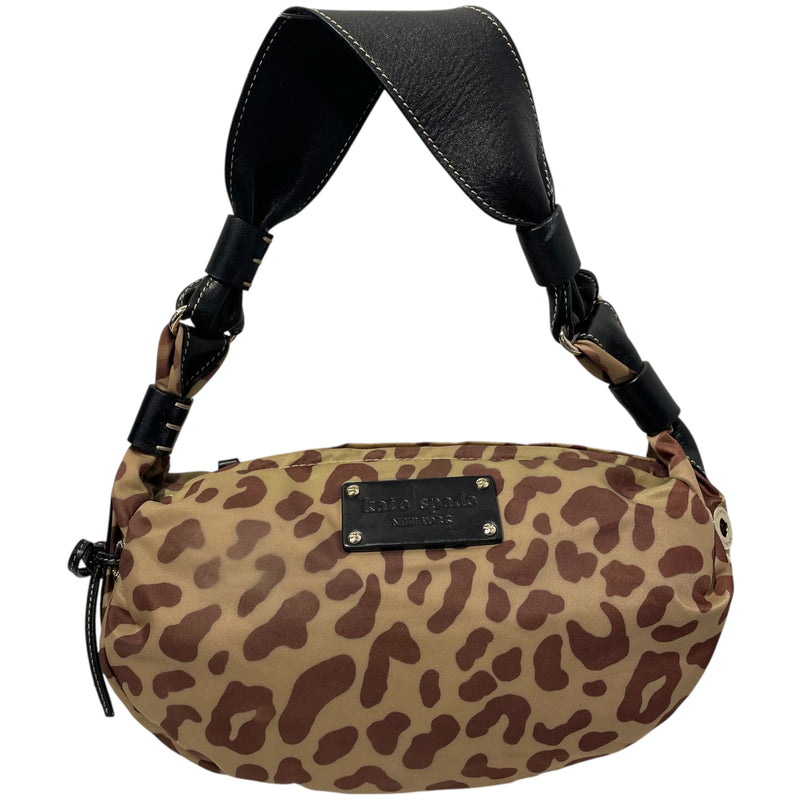 kate spade new york/Hand Bag/M/Leopard/Nylon/BEG/