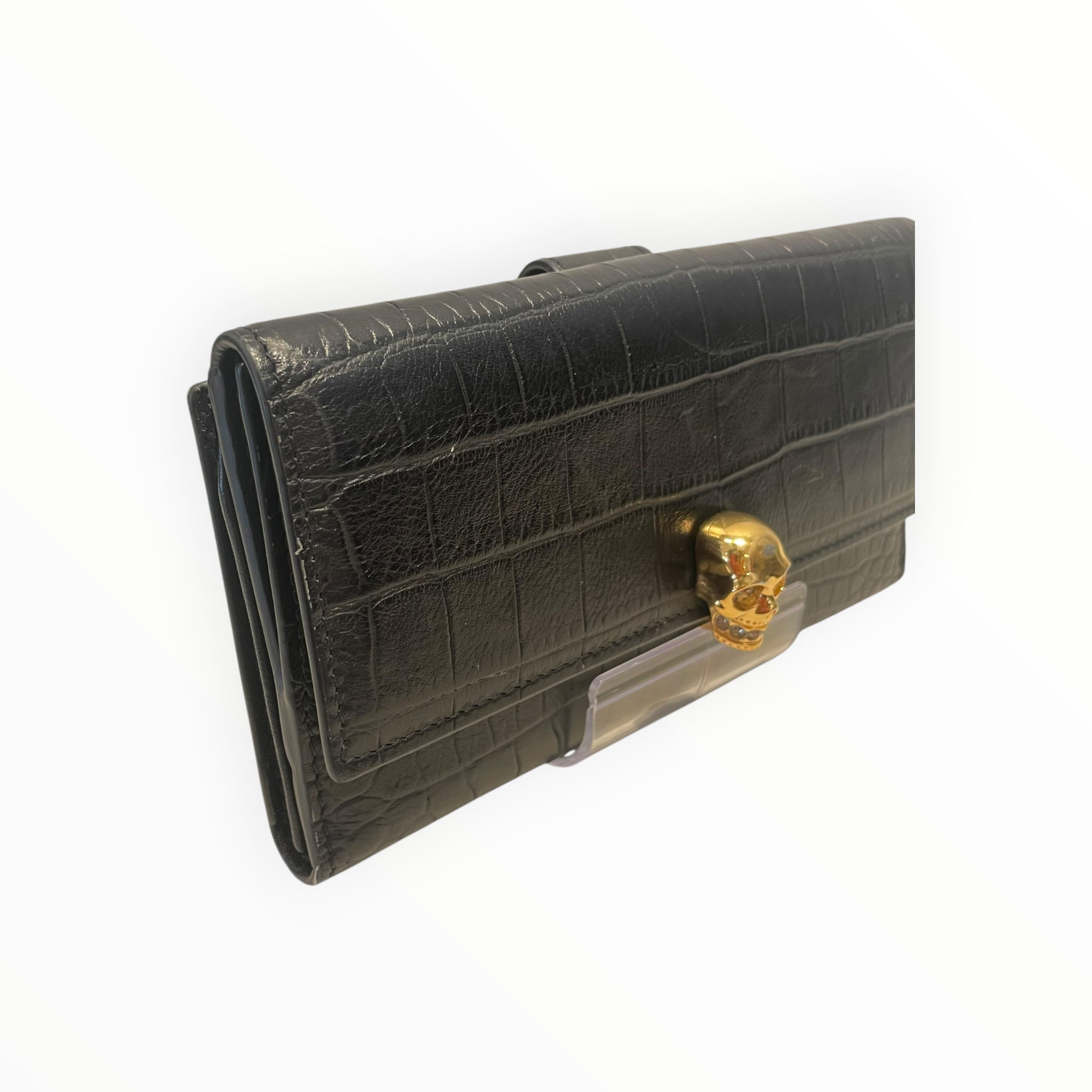 Alexander McQueen/Long Wallet/Leather/BLK/L's/Alexander Mcqueen Continental view 6