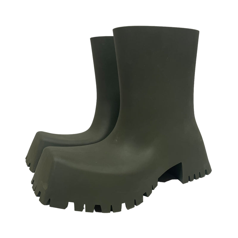 BALENCIAGA/Boots/EU 37/Polyester/GRN/Trooper Boots Army Green