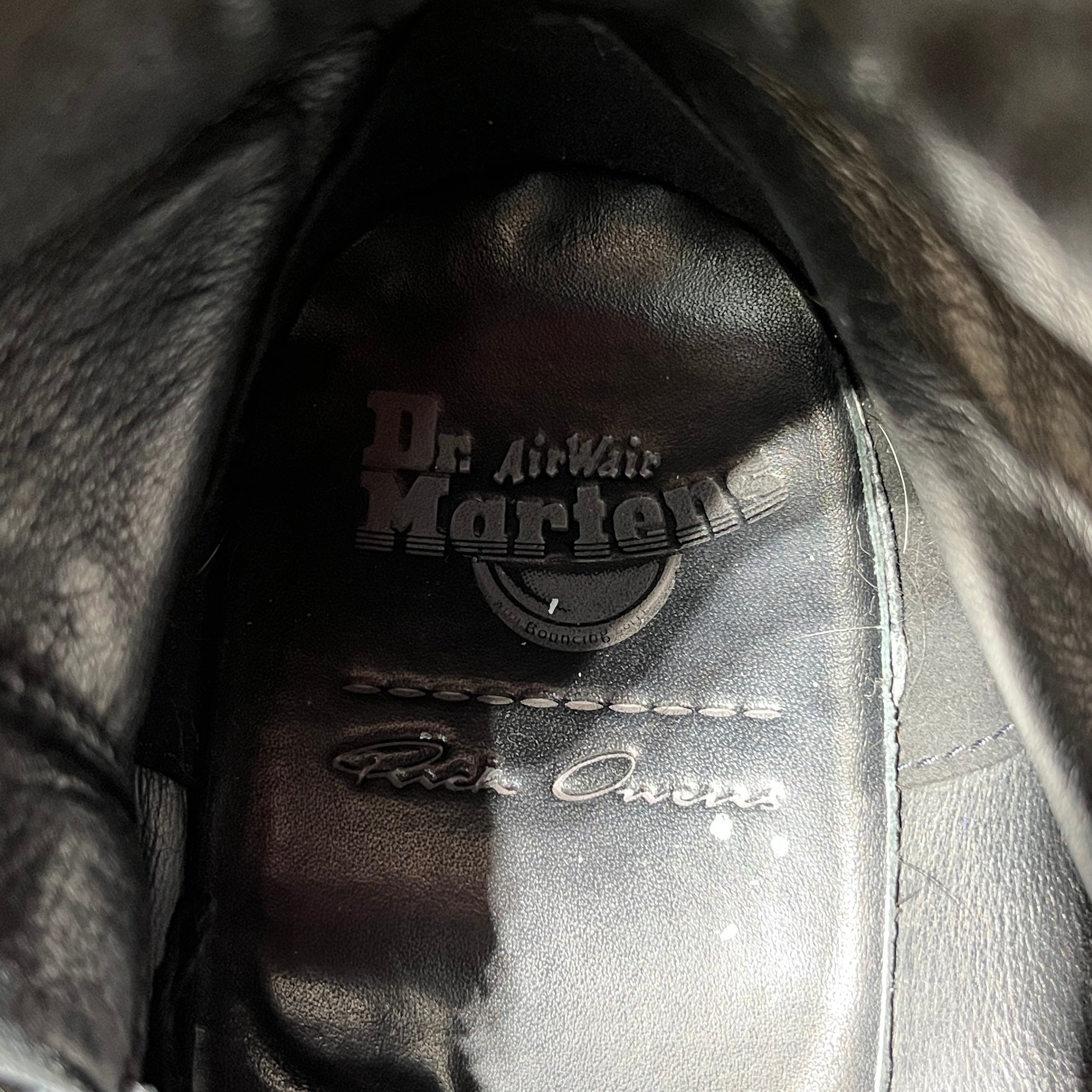 Dr.Martens/Rick Owens/Lace Up Boots/US 10/Leather/BLK/1918 Quad Platform view 4