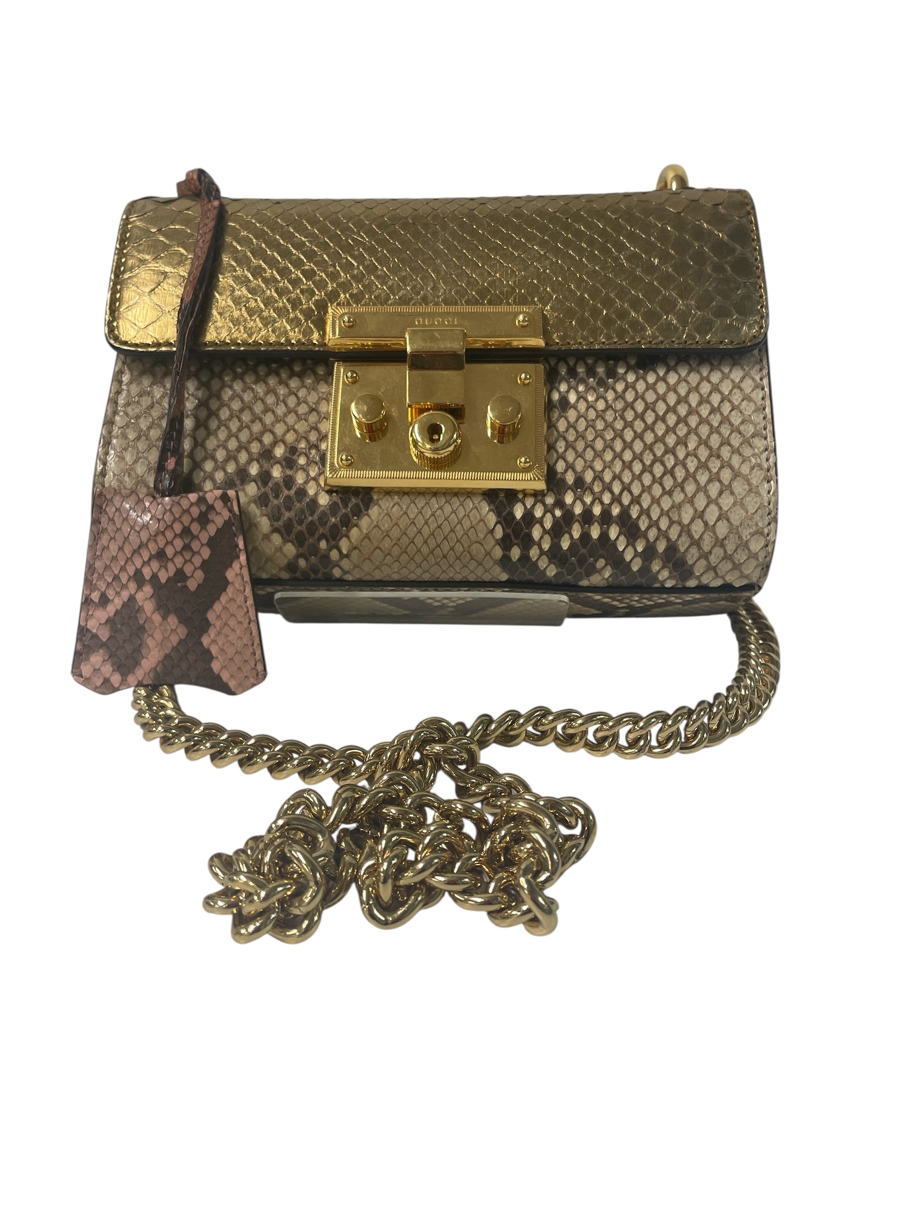 GUCCI/Cross Body Bag/FREE/Animal Pattern/CML/409487 SNAKESKIN view 1