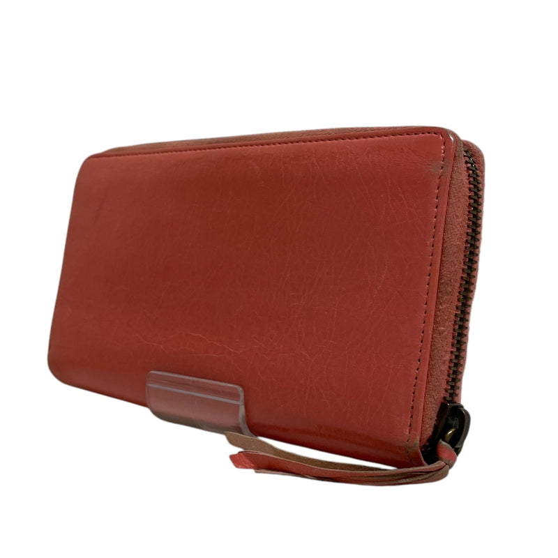 BALENCIAGA/Long Wallet/Leather/PNK/
