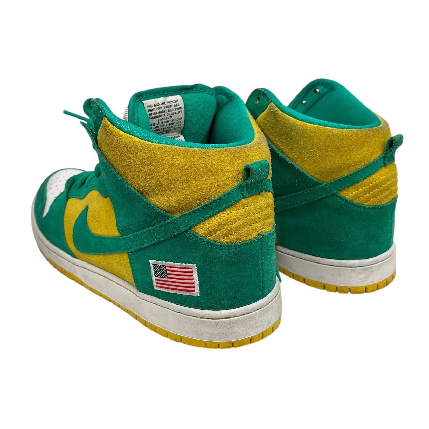 NIKE SB/Hi-Sneakers/US 13/Suede/YEL/305050-337 view 2