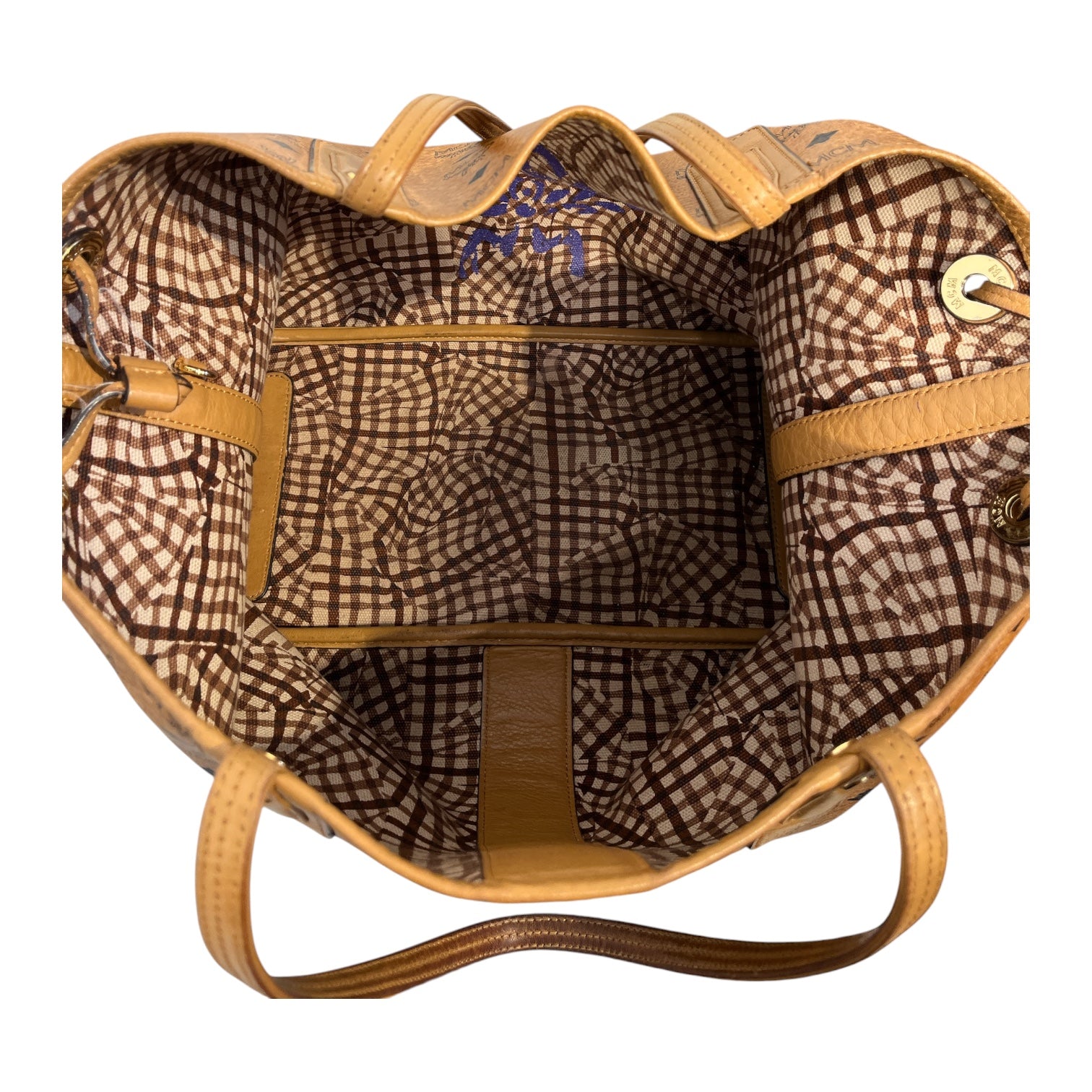 MCM/Tote Bag/Leather/BRW/ view 3
