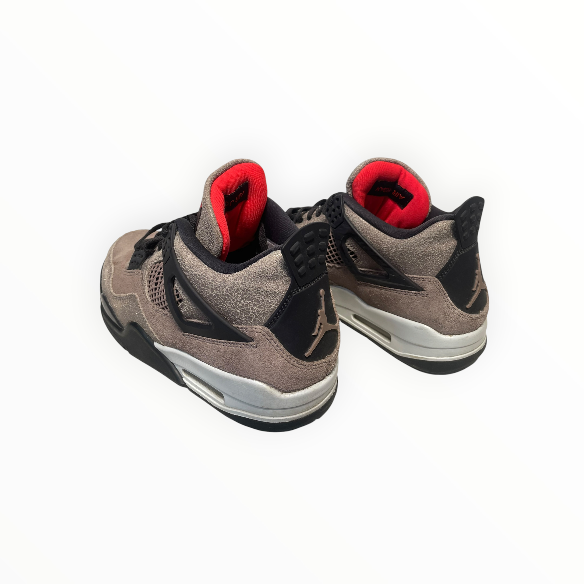 NIKE/AIR JORDAN 4 RETRO/Low-Sneakers/US 8.5/Leather/KHK/DB0732-200 view 2