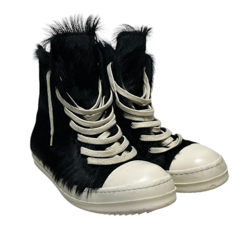 Rick Owens Drkshdw DRKSHDW ABSTRACT HI TOP RAMONES BLACK