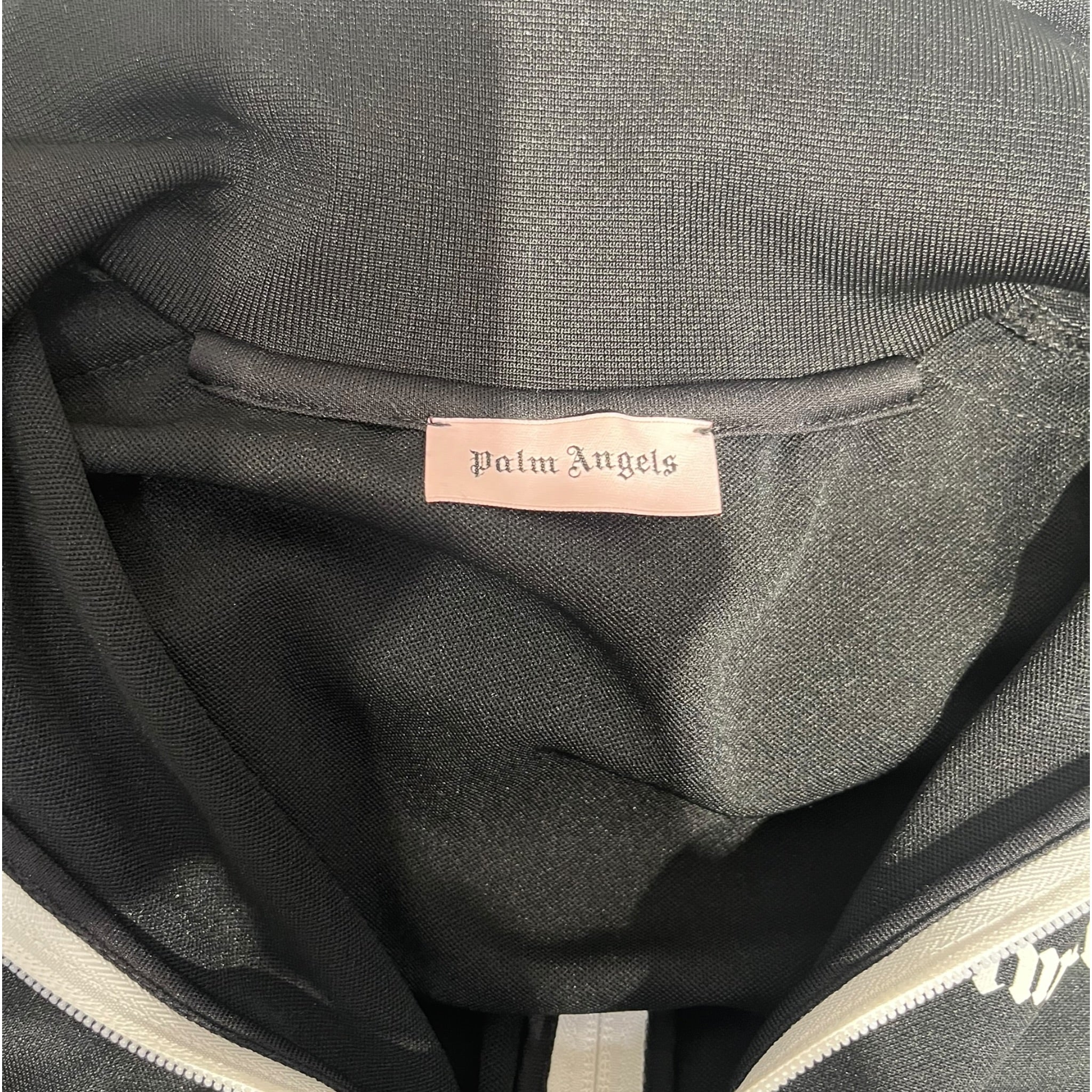Palm Angels/Track Jkt/L/Cotton/BLK/rainbow stripe view 3