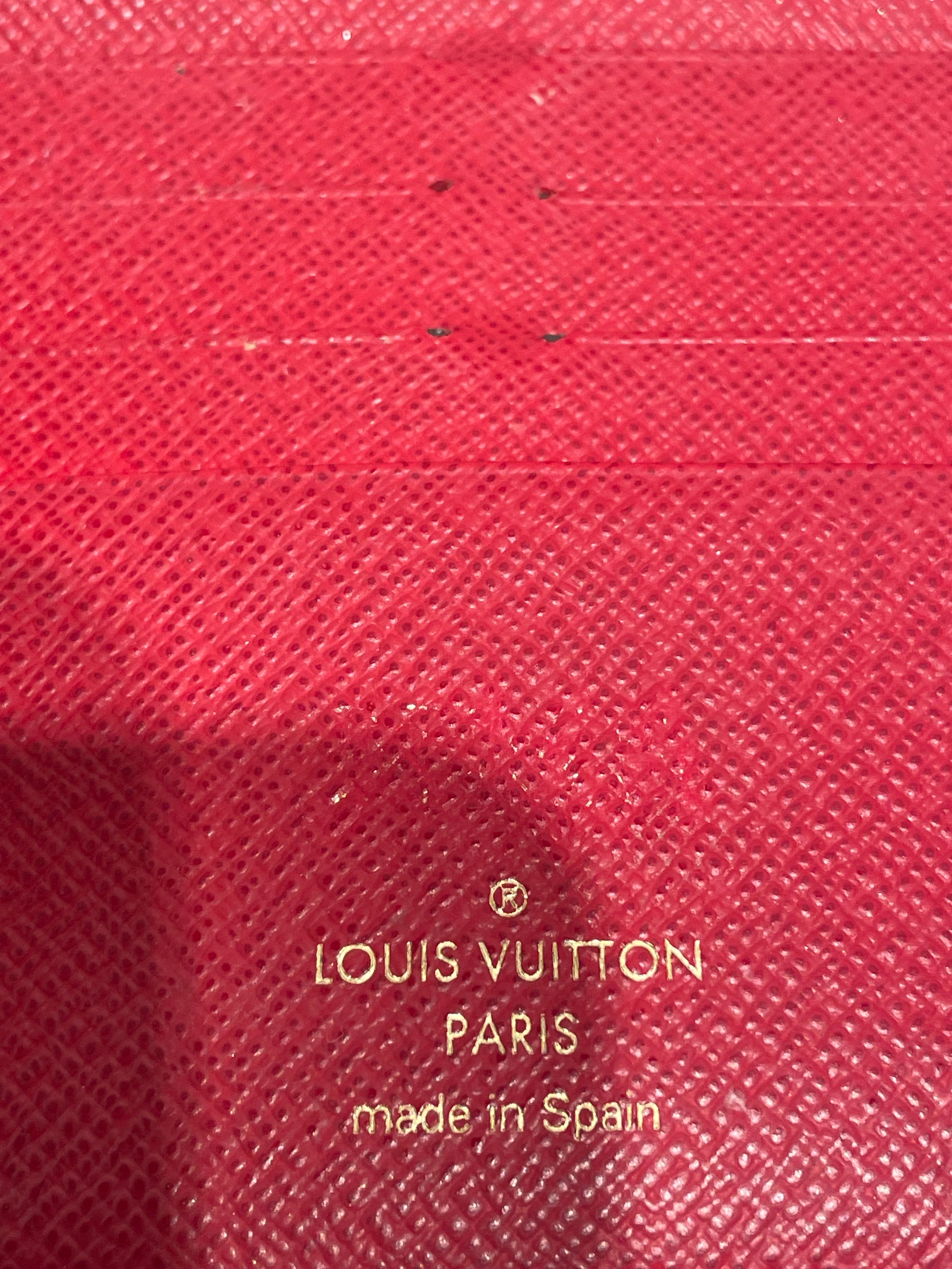 LOUIS VUITTON/Long Wallet/Hombre Check/BRW/CLEMENCE LONG WALLET view 3