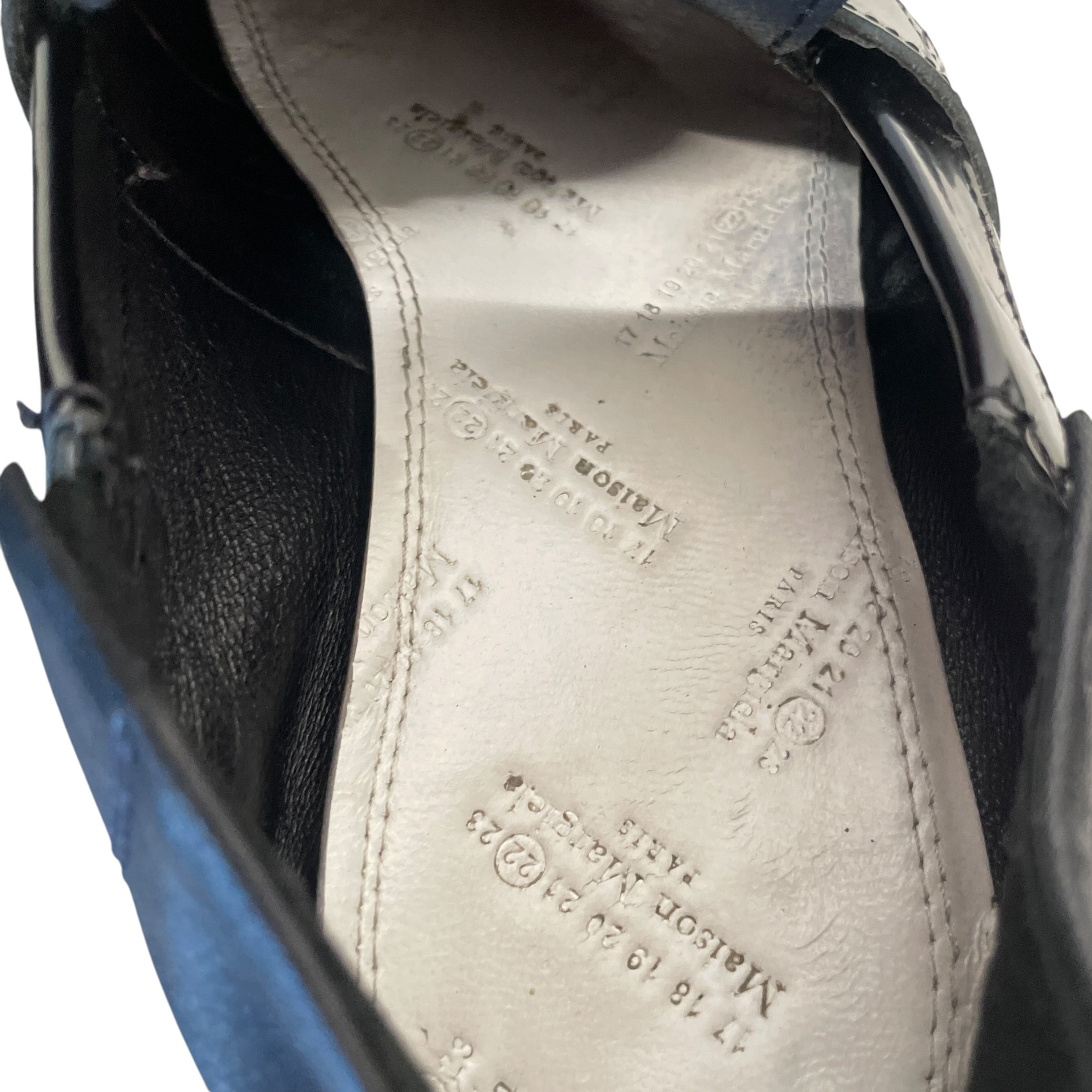 Maison Margiela/Loafers/EU 40/Leather/BLK/TABI LOAFER SLIP ON view 4