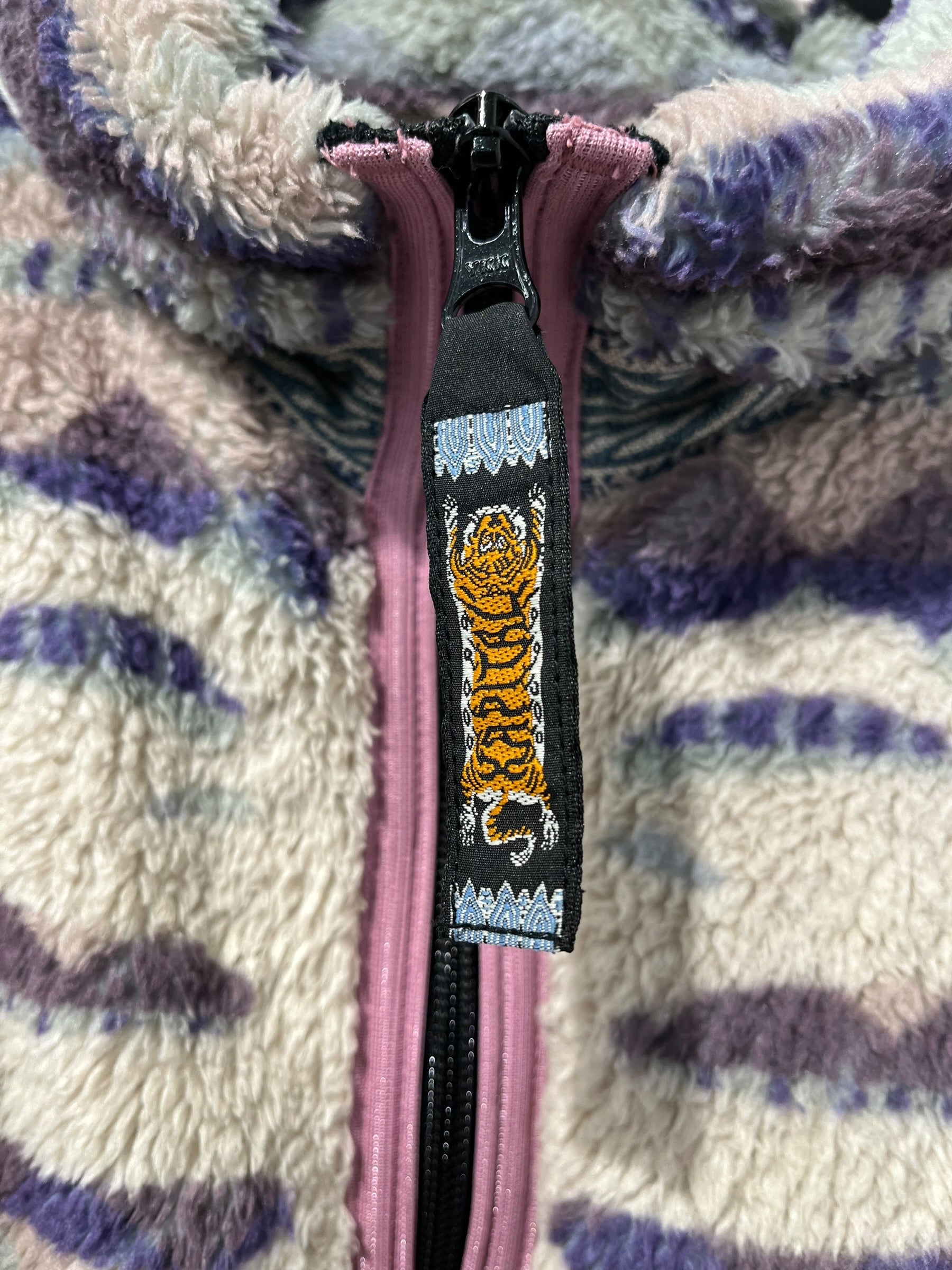 KAPITAL/Sweater/4/Graphic/Cotton/BEG/zip up ashram stripe bones view 5