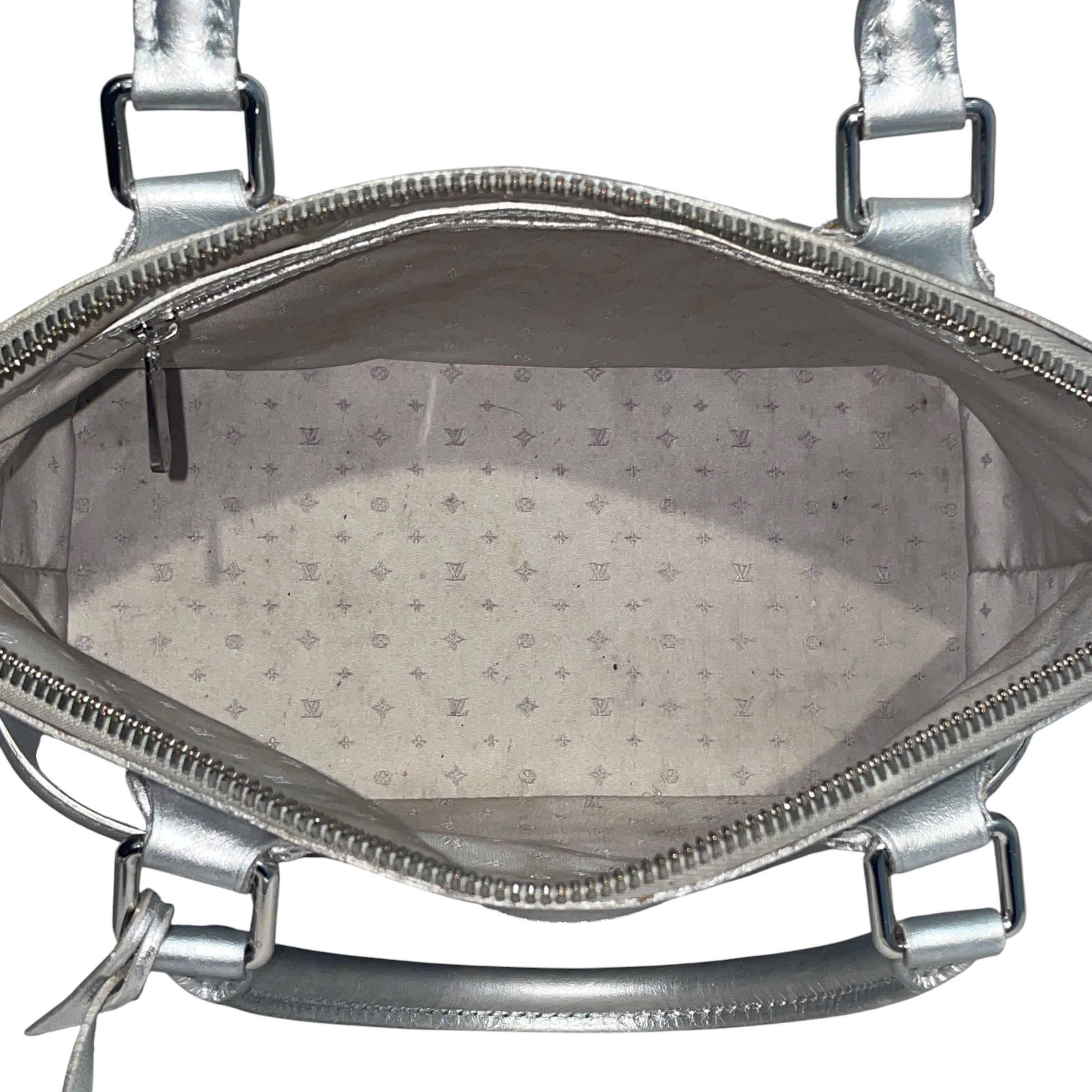 LOUIS VUITTON/Hand Bag/Leather/SLV/Suhali Lockit PM view 4