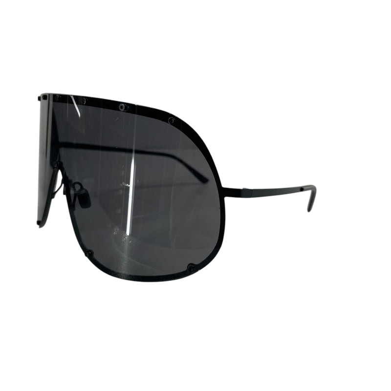 Rick Owens/Sunglasses/Plastic/BLK/BIG SHIELD GLASSES