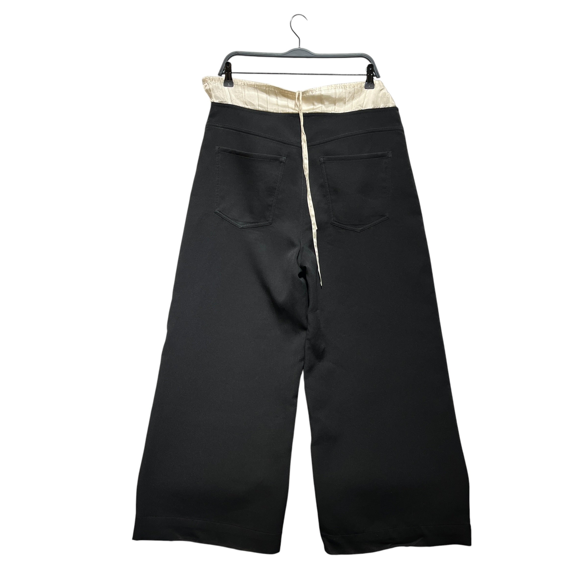 Acne Studios/Slacks/38/Polyester/BLK/SATIN WAISTBAND view 2