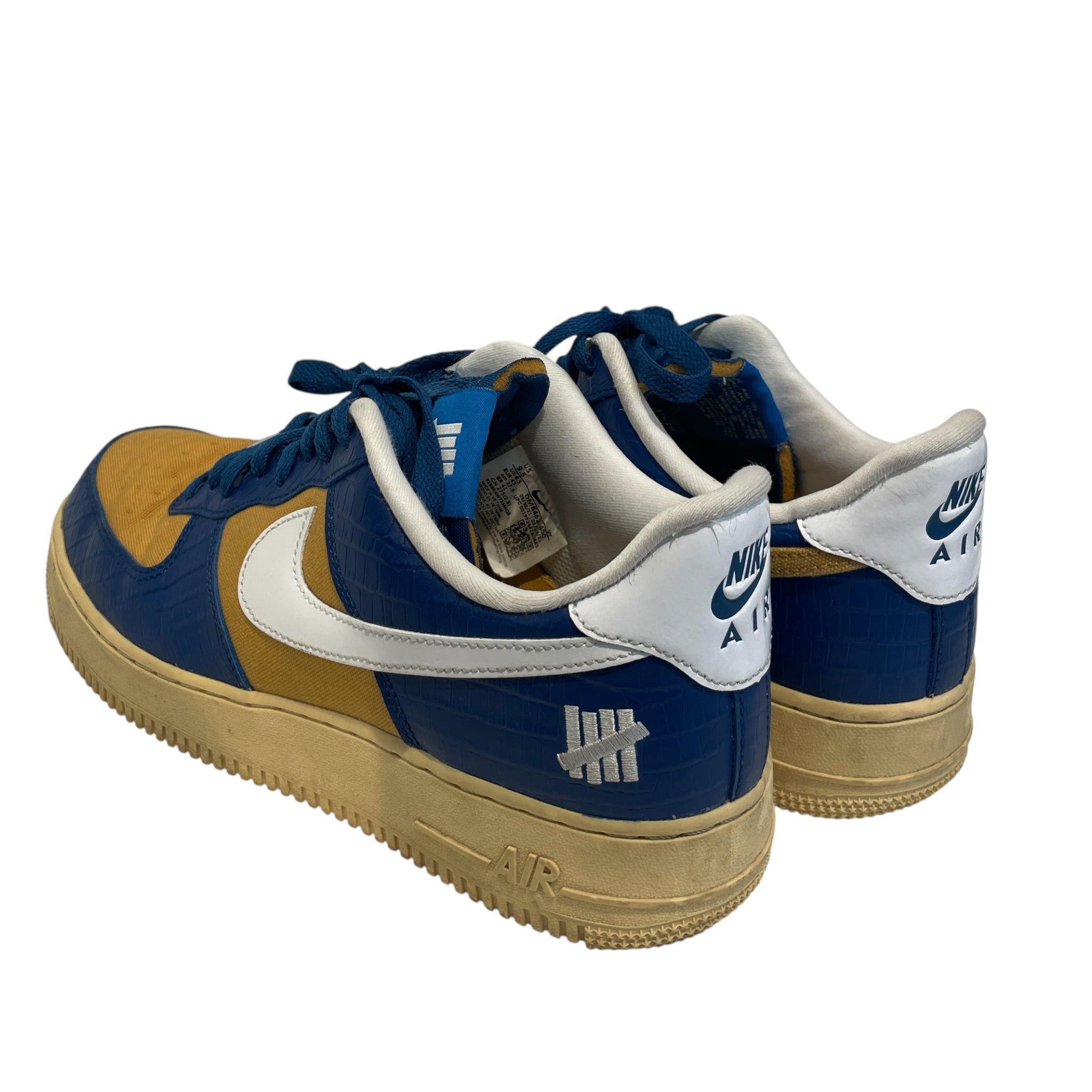NIKE/UNDEFEATED/Low-Sneakers/US 9.5/Leather/NVY/Nike X Undefeated view 2