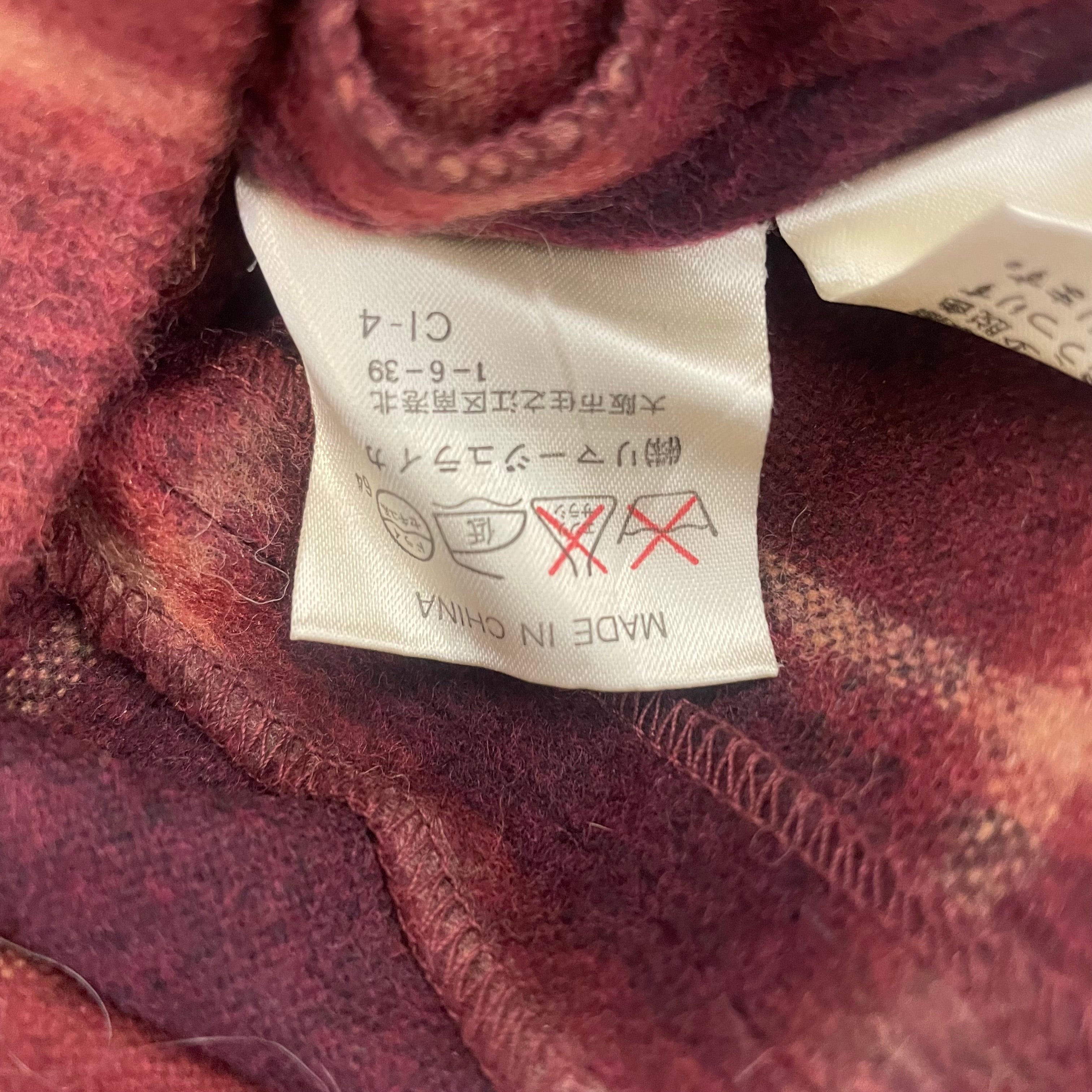 BALENCIAGA/Vest/38/Tartan/Wool/BRD/la mode front tie view 4
