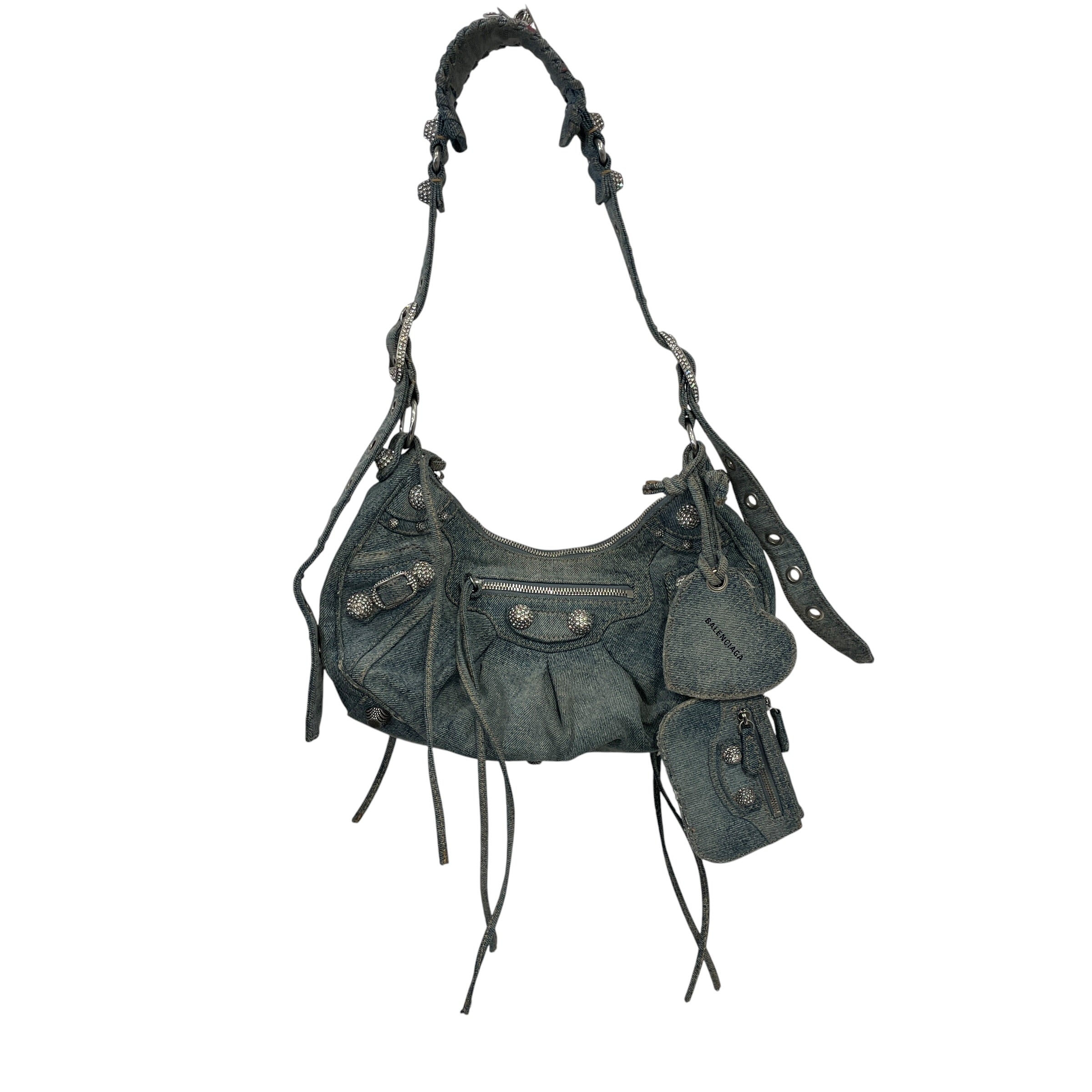 BALENCIAGA/Bag/Denim/IDG/BALENCIAGA LE CAGOLE DENIM view 1