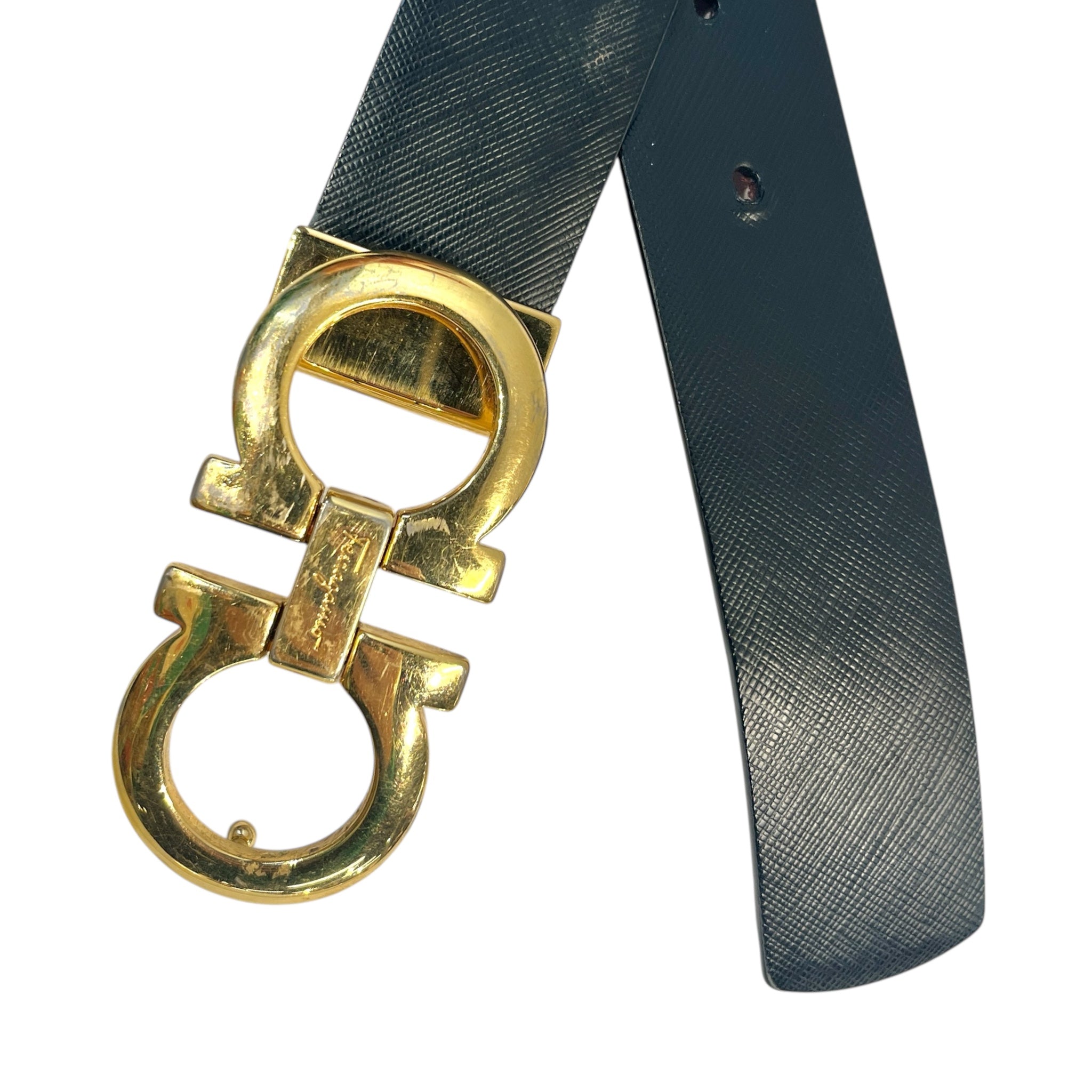Salvatore Ferragamo/Belt/Leather/BLK/REVERSIBLE BLK/PINK BELT view 2