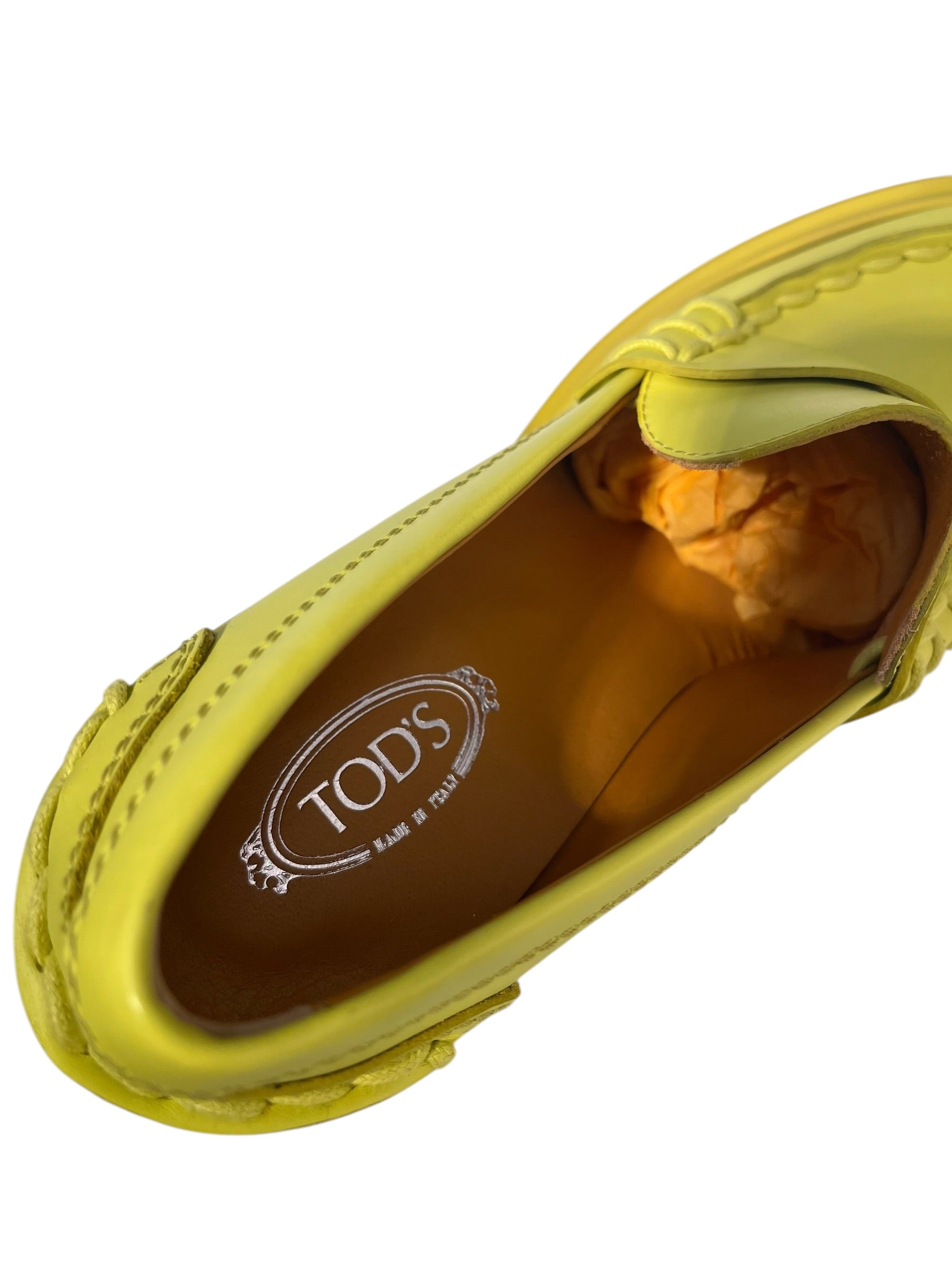 TOD'S/Heels/EU 36/Leather/YEL/Pump view 3