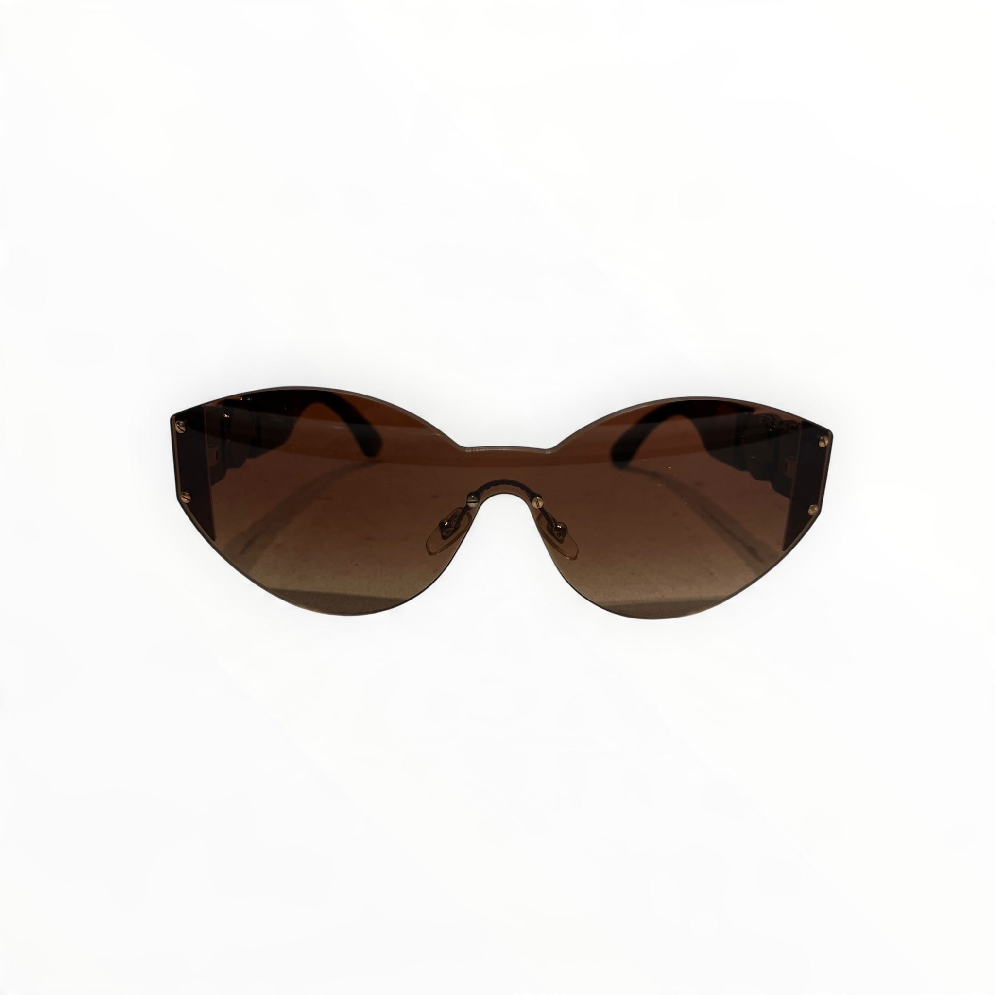 VERSACE/Sunglasses/Celluloid/BRW/L's/VE2224 MEDUSA BIGGIE SHIELD view 1