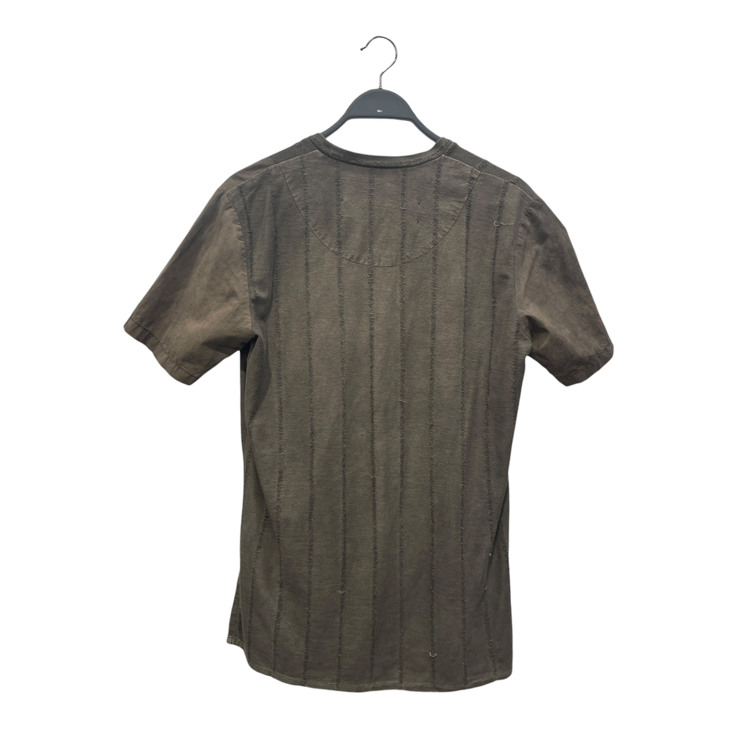 UMA WANG/T-Shirt/XL/GRN/DUAL FABRIC DESIGN/GRAY view 2