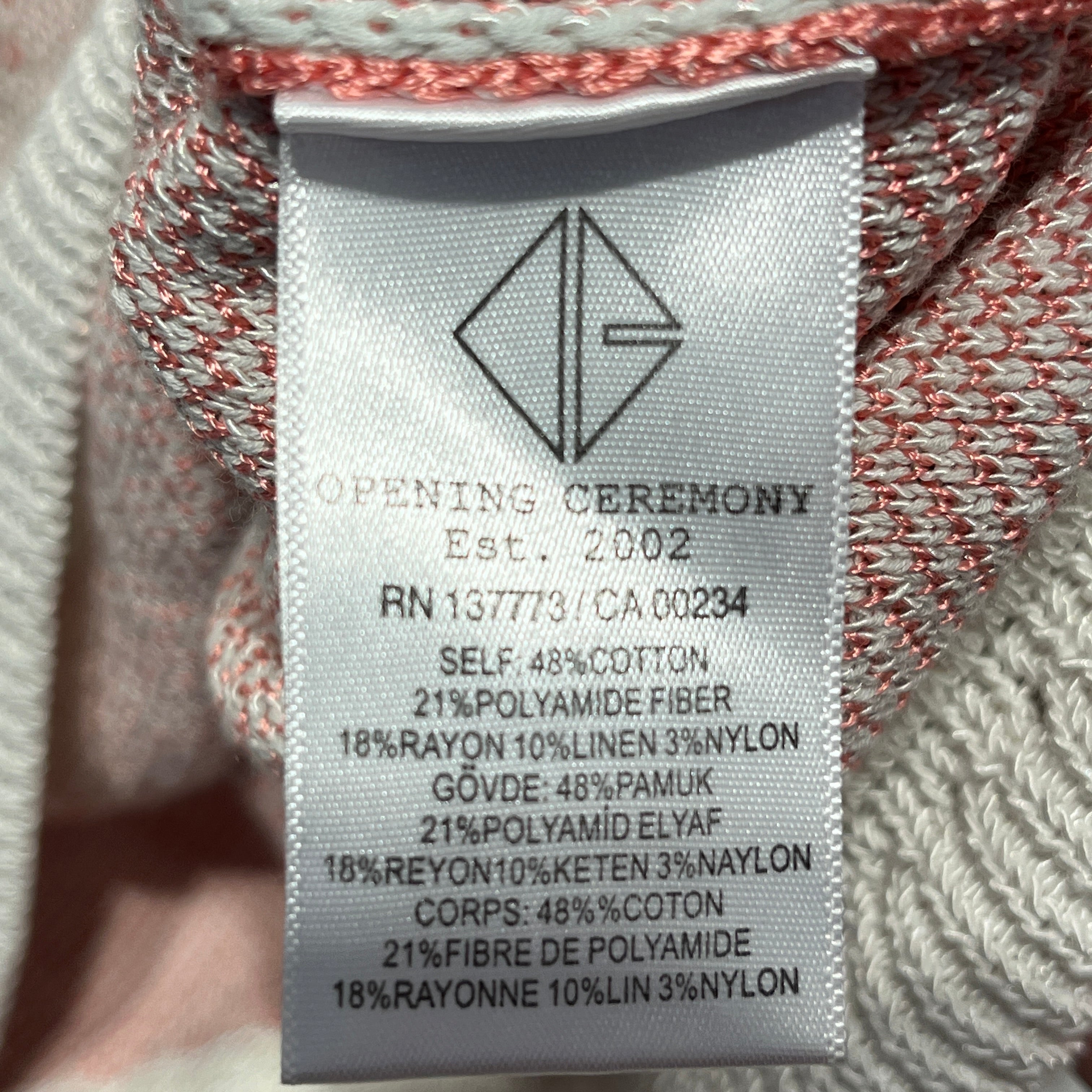 OPENING CEREMONY/Sweater/OS/All Over Print/Cotton/MLT/pastel beaded view 4