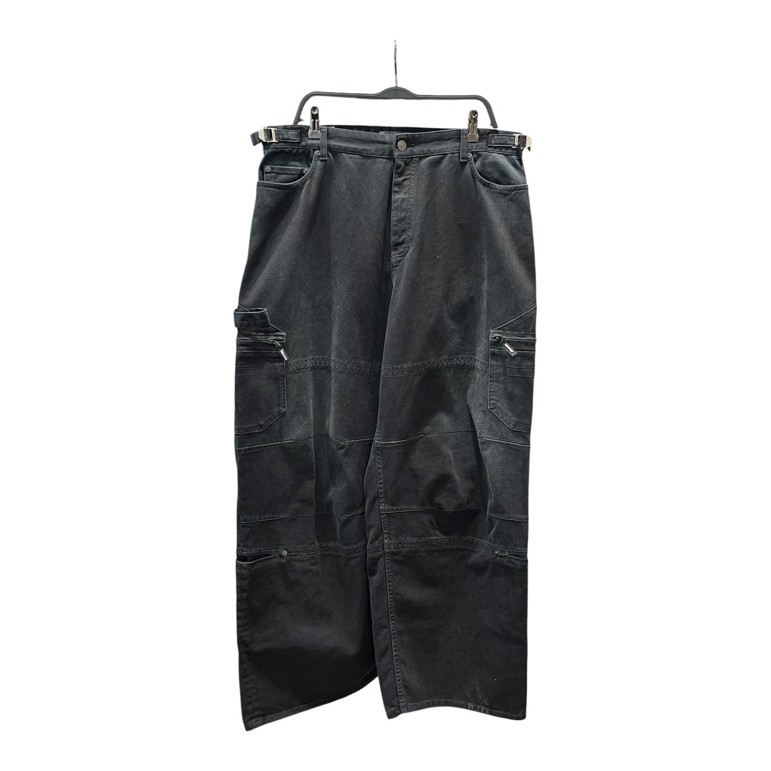 BALENCIAGA/Cargo Pants/XL/Cotton/BLK/Sunbleached Cargo view 1