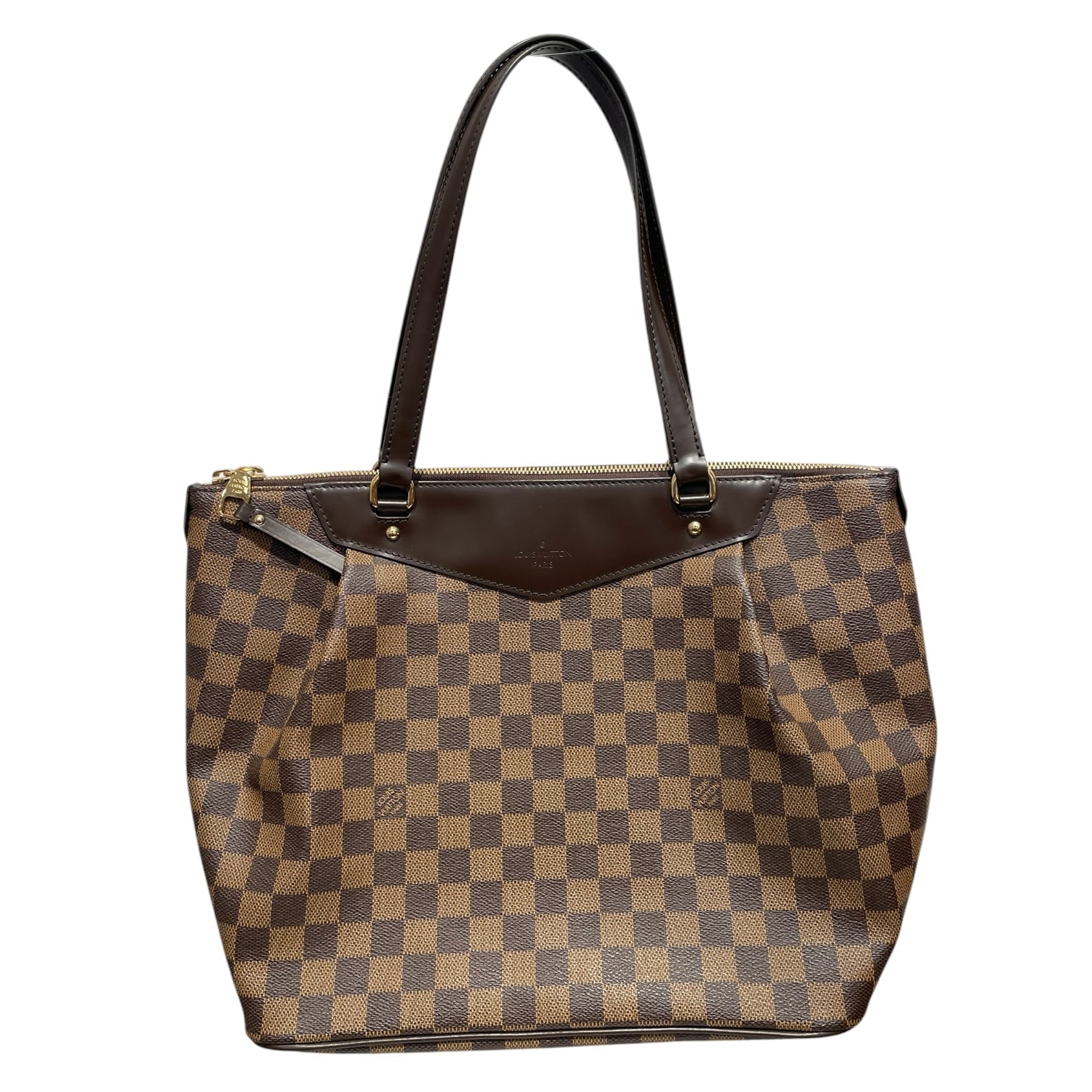 LOUIS VUITTON/Hand Bag/Leather/BRW/Westminster Damier Ebene view 1