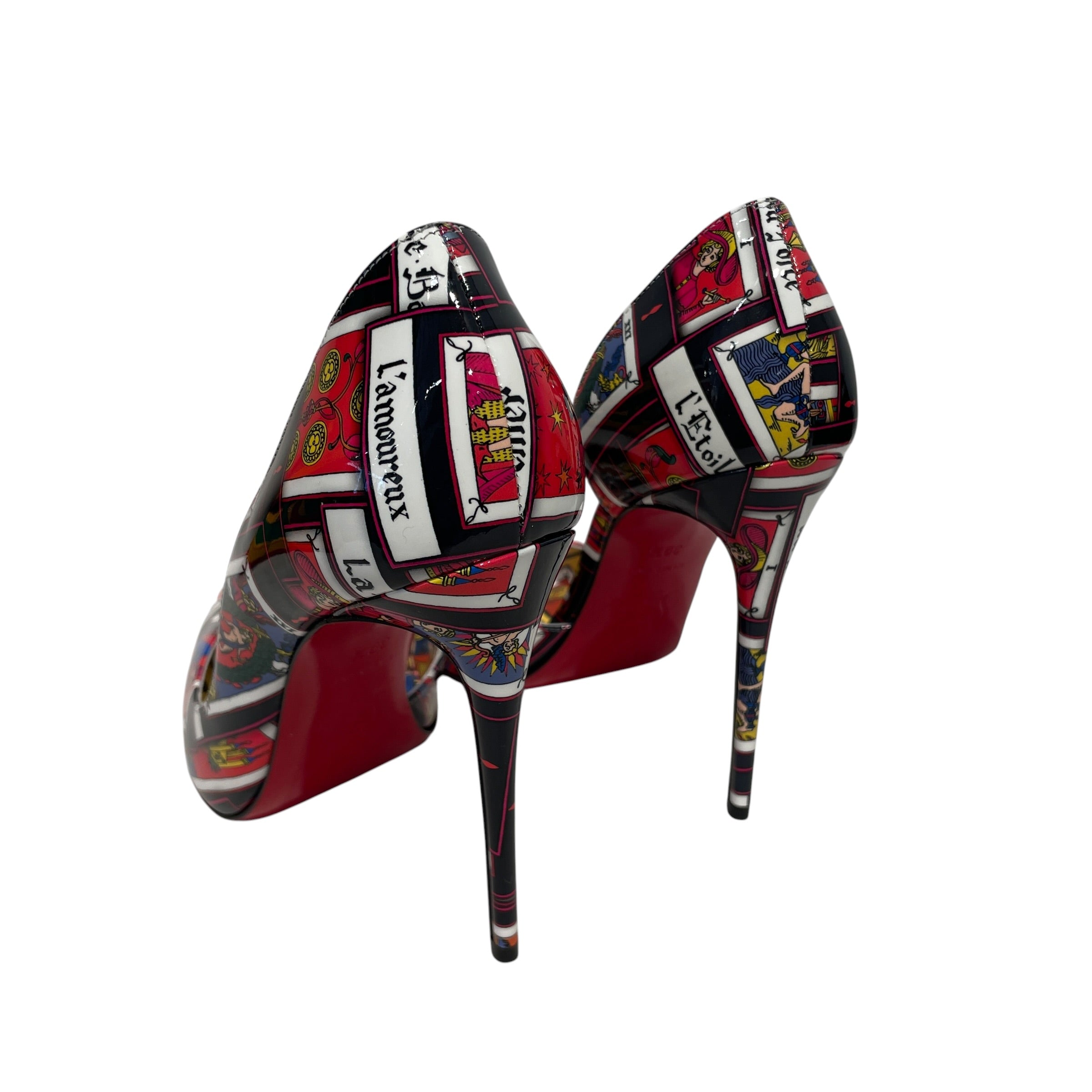 Christian Louboutin/Heels/US 8/RED/TAROTCARDS view 2