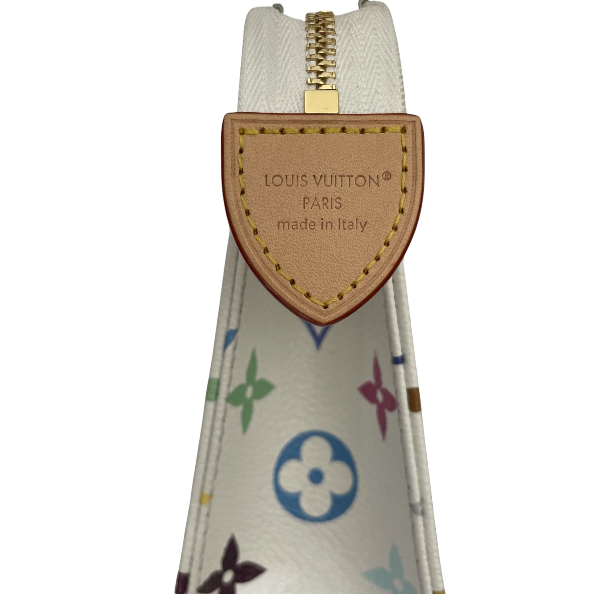 LOUIS VUITTON/Pouch/Monogram/Leather/WHT/murakami lv x tm toiletry pouc view 7